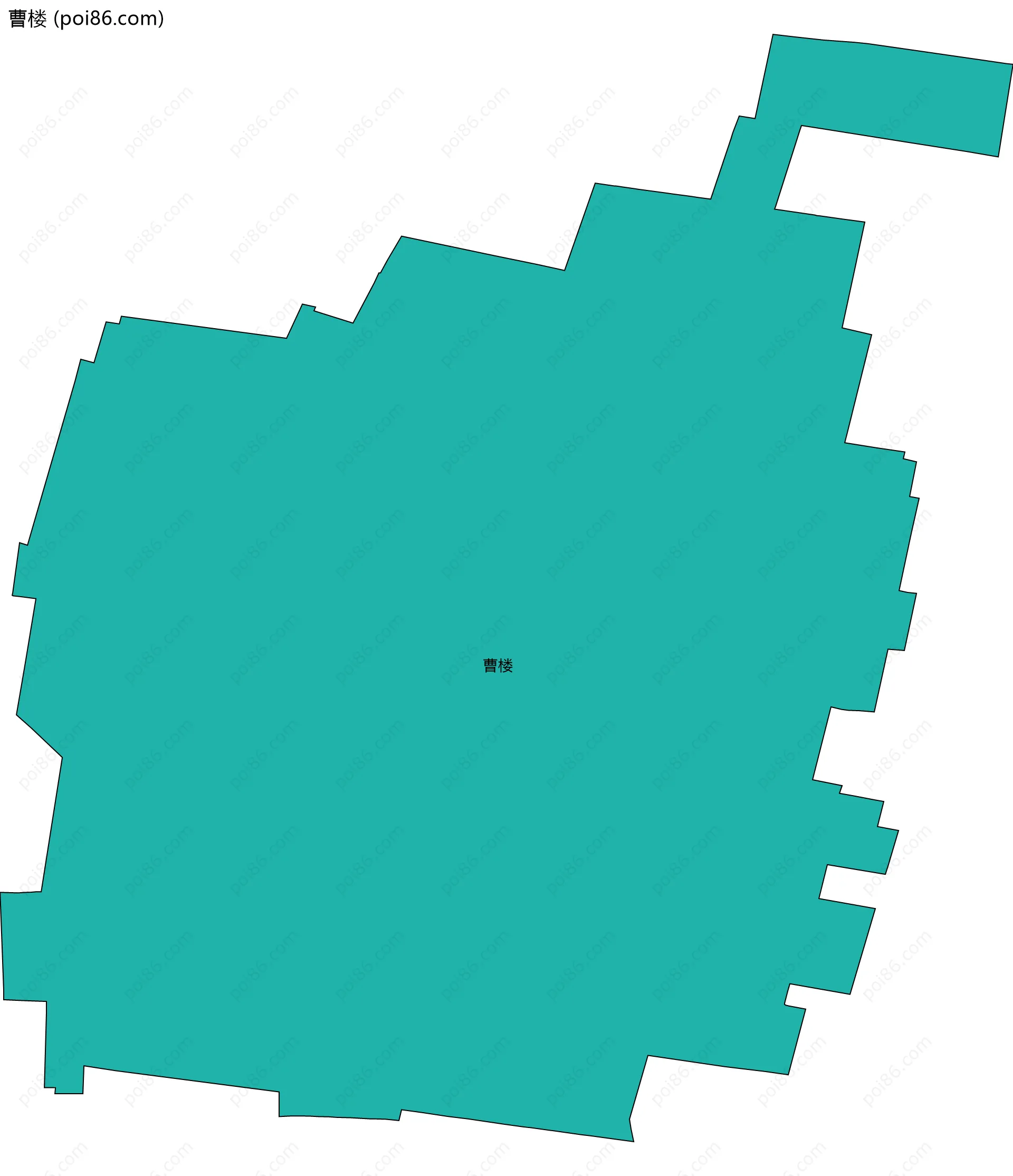曹楼边界地图