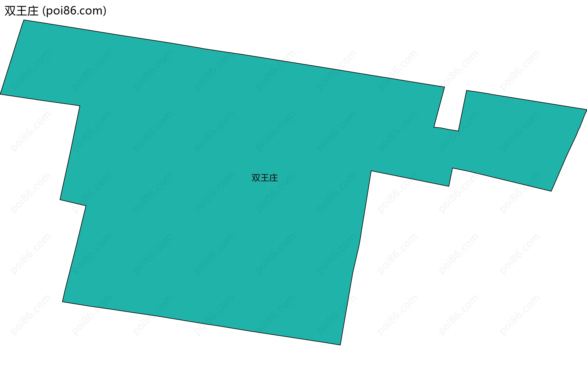 双王庄边界地图