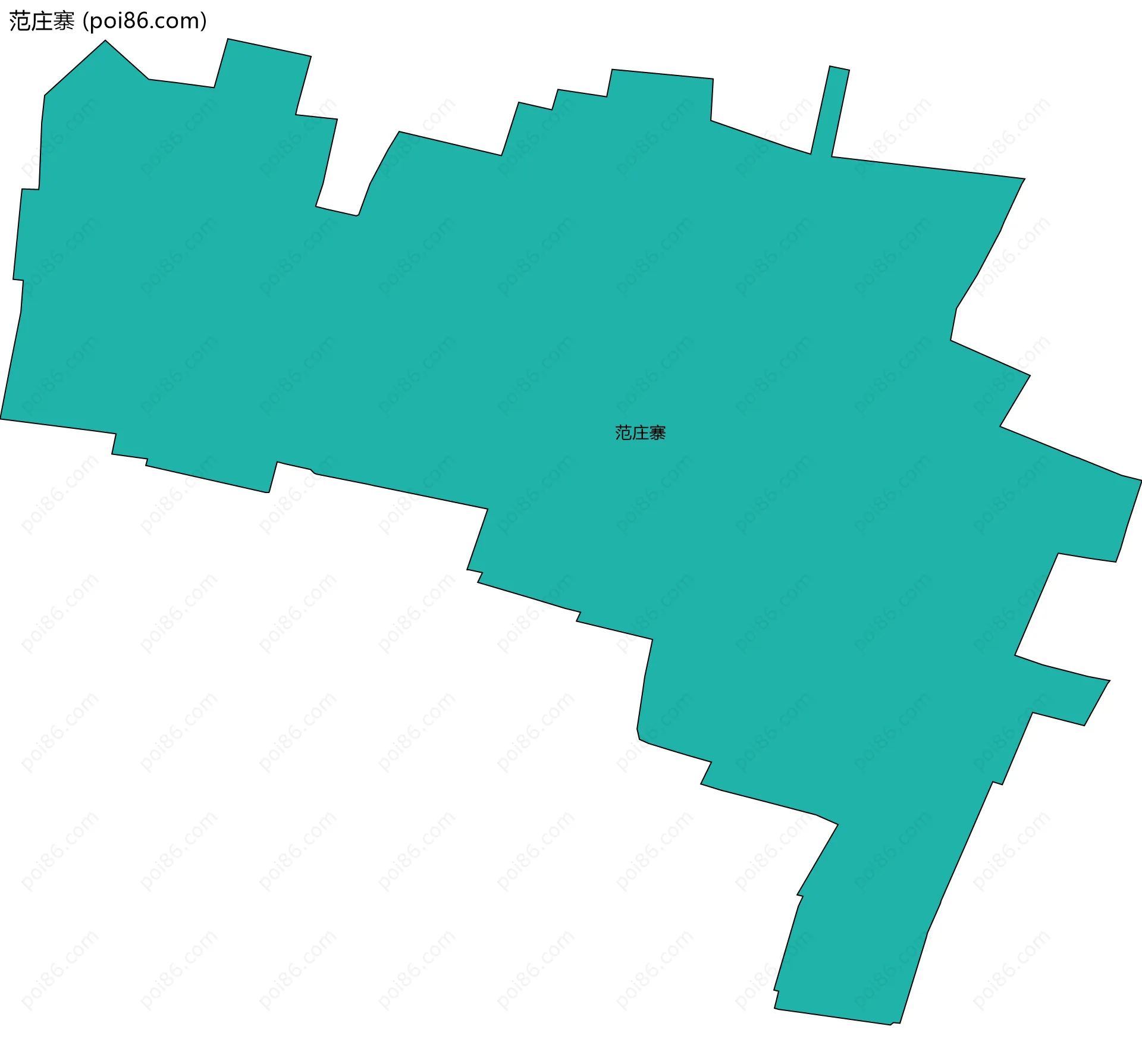 范庄寨边界地图