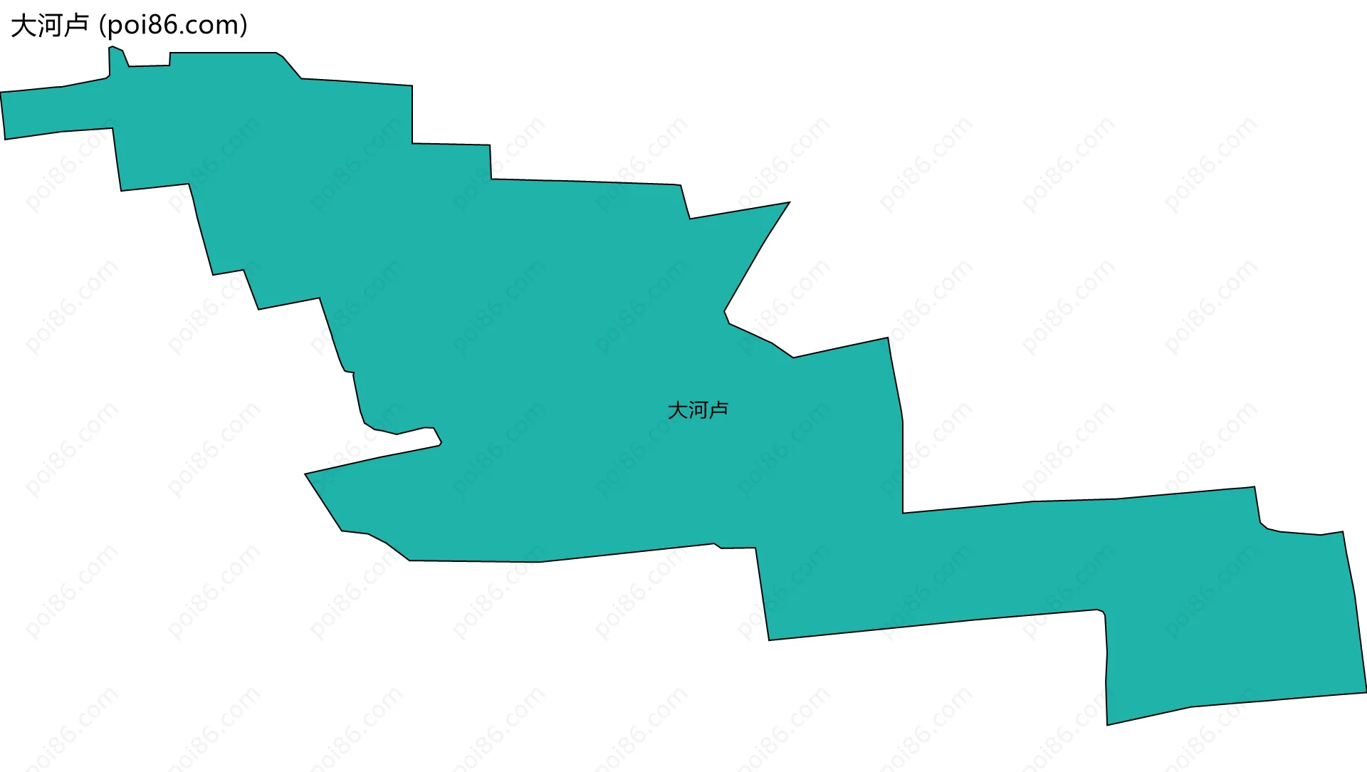 大河卢边界地图