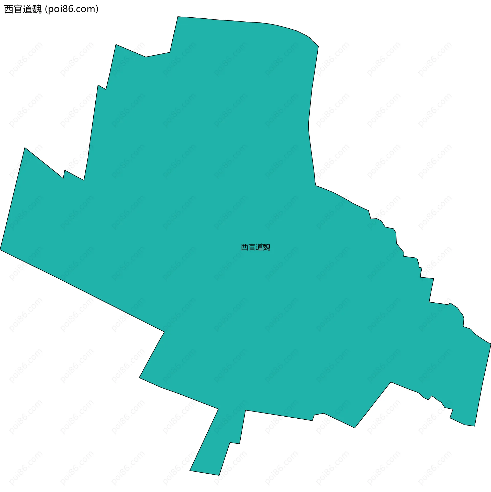西官道魏边界地图