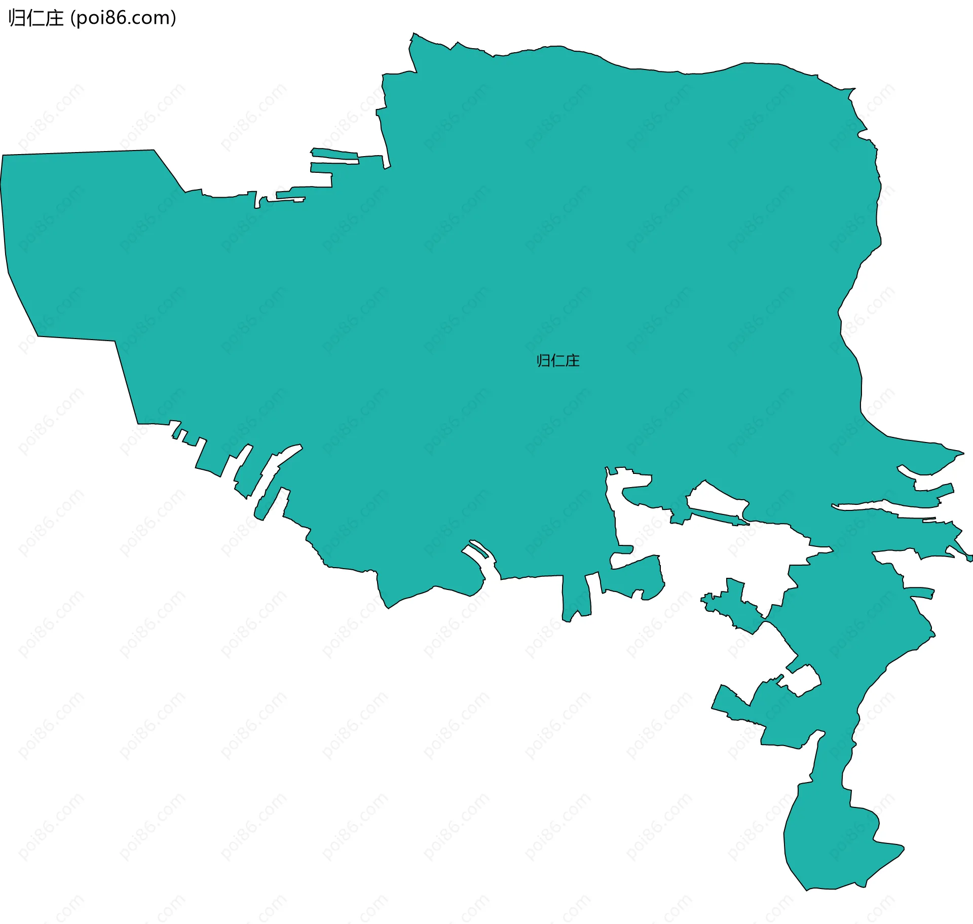 归仁庄边界地图
