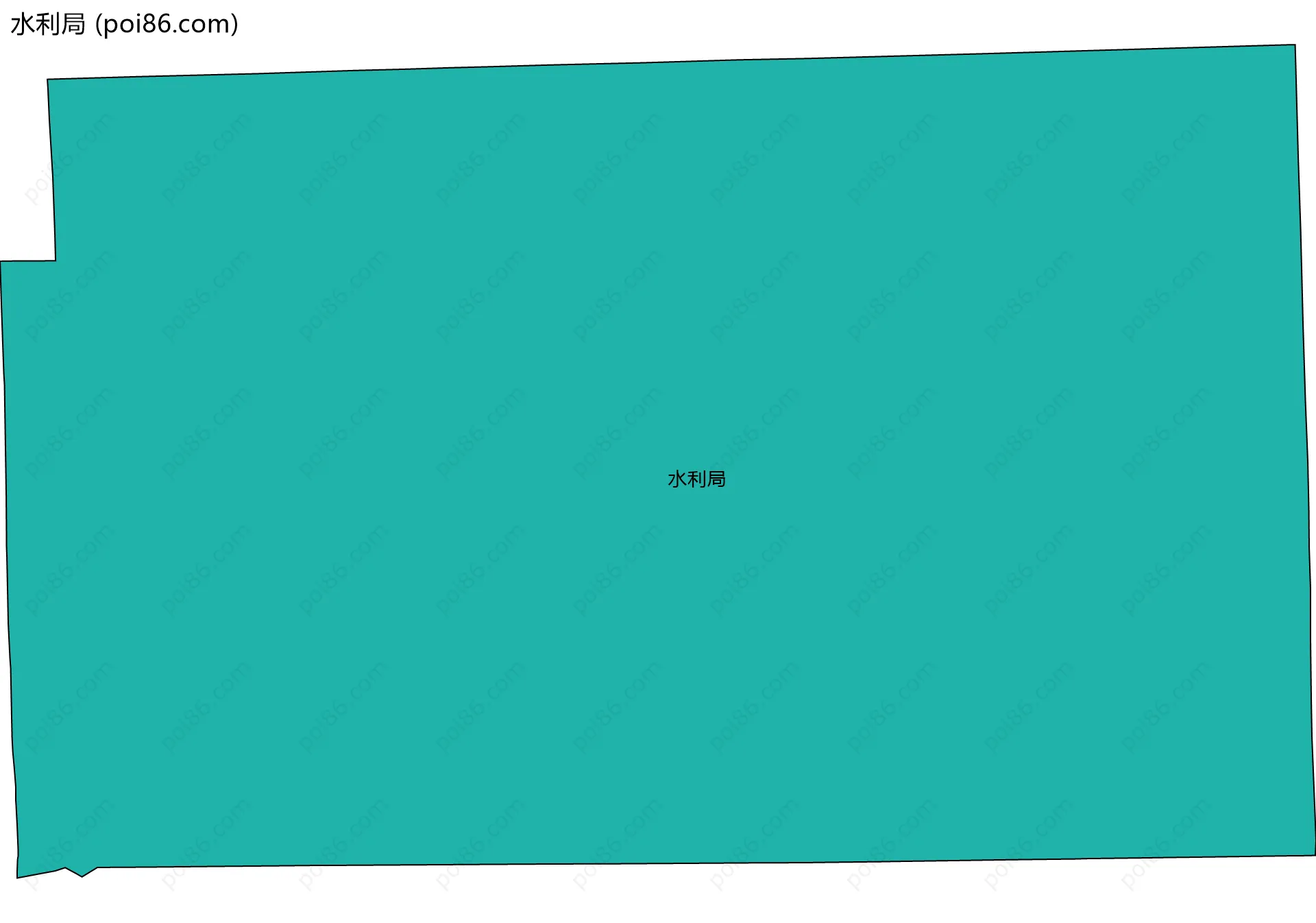 水利局边界地图