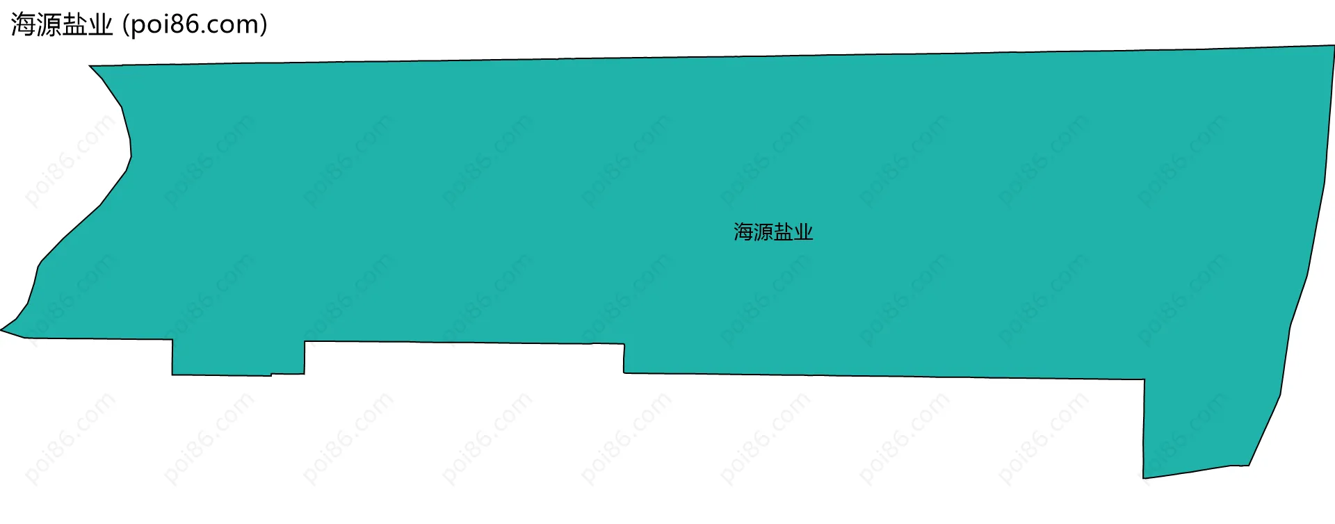 海源盐业边界地图