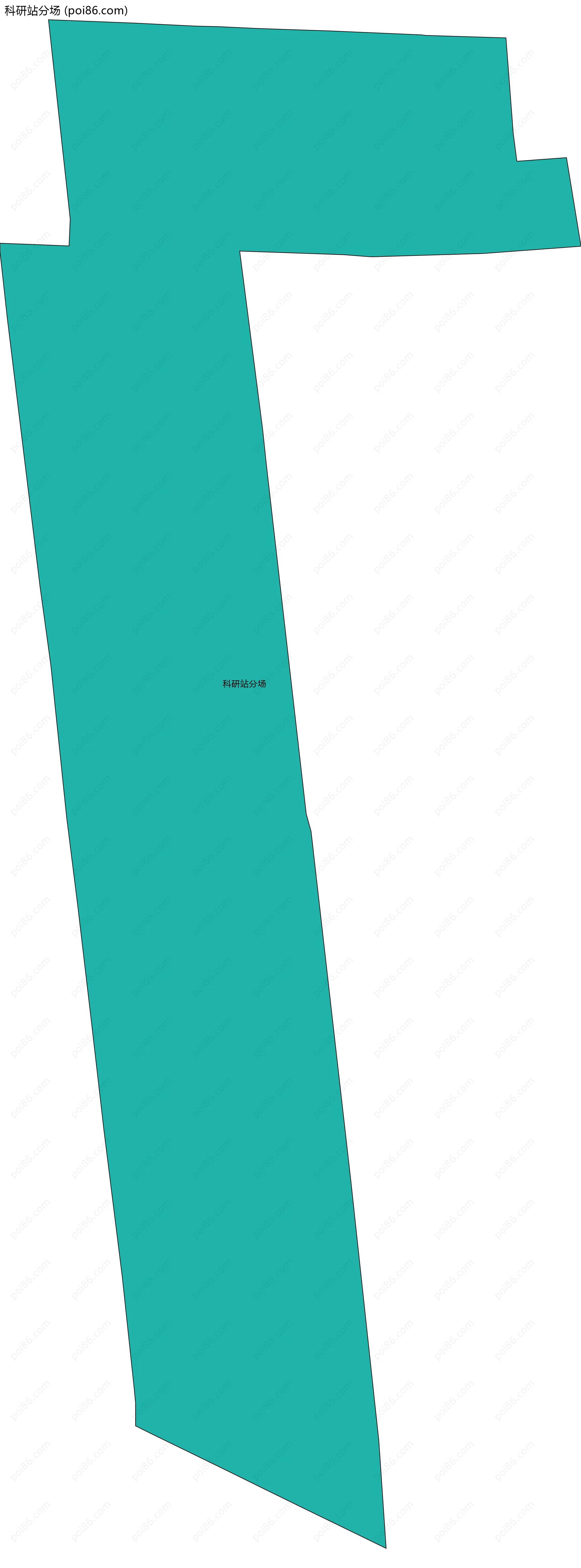 科研站分场边界地图