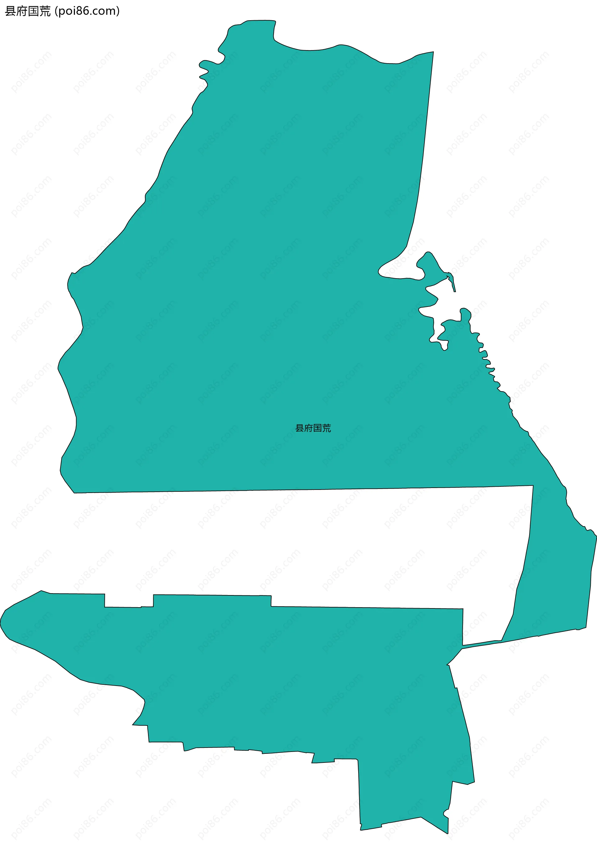 县府国荒边界地图
