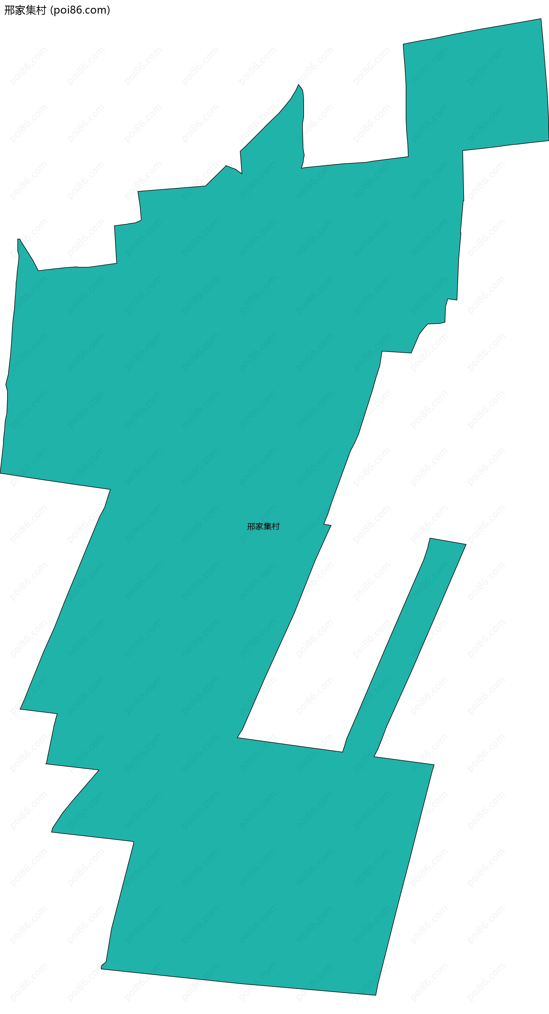 邢家集村边界地图