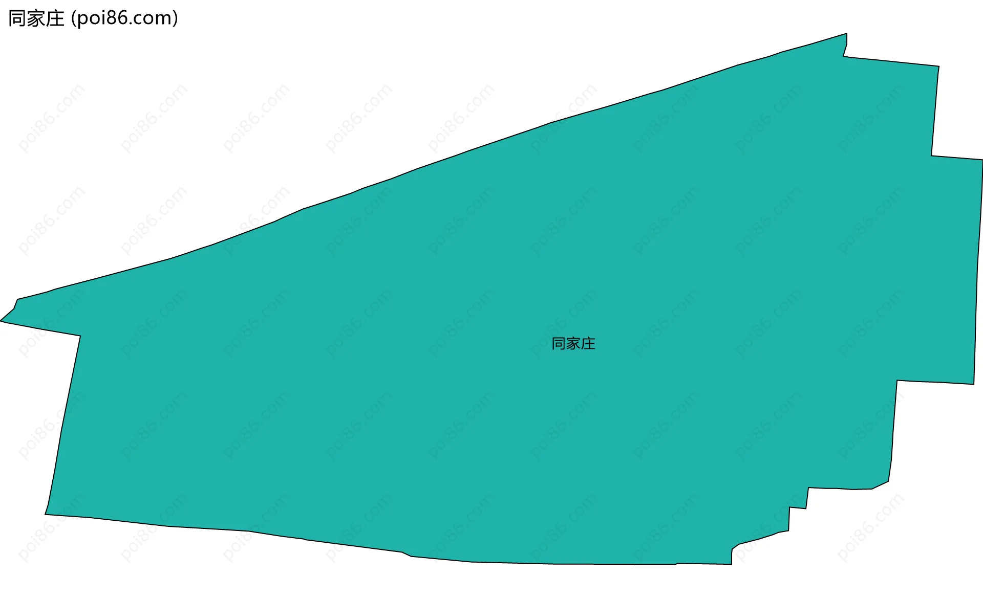 同家庄边界地图