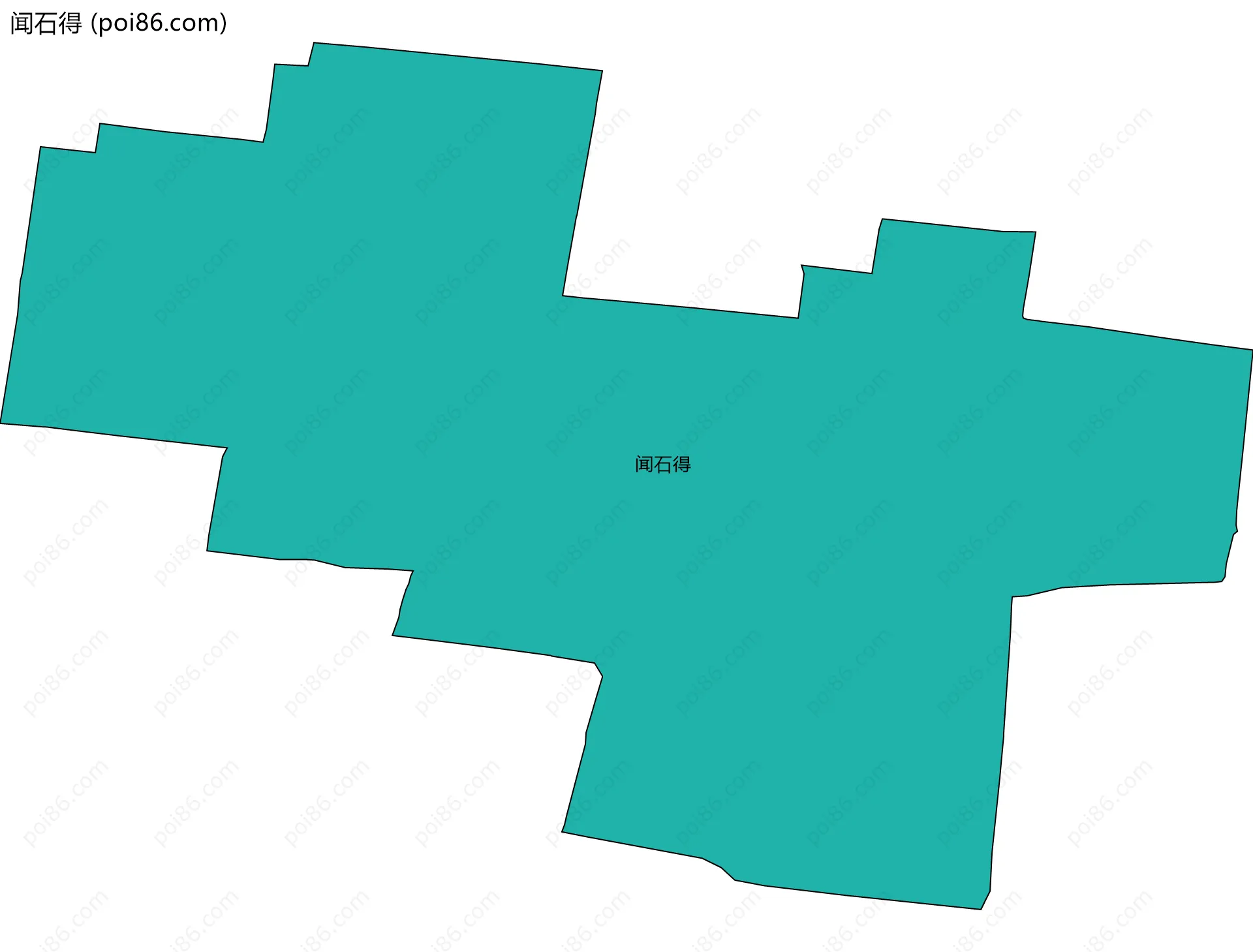 闻石得边界地图
