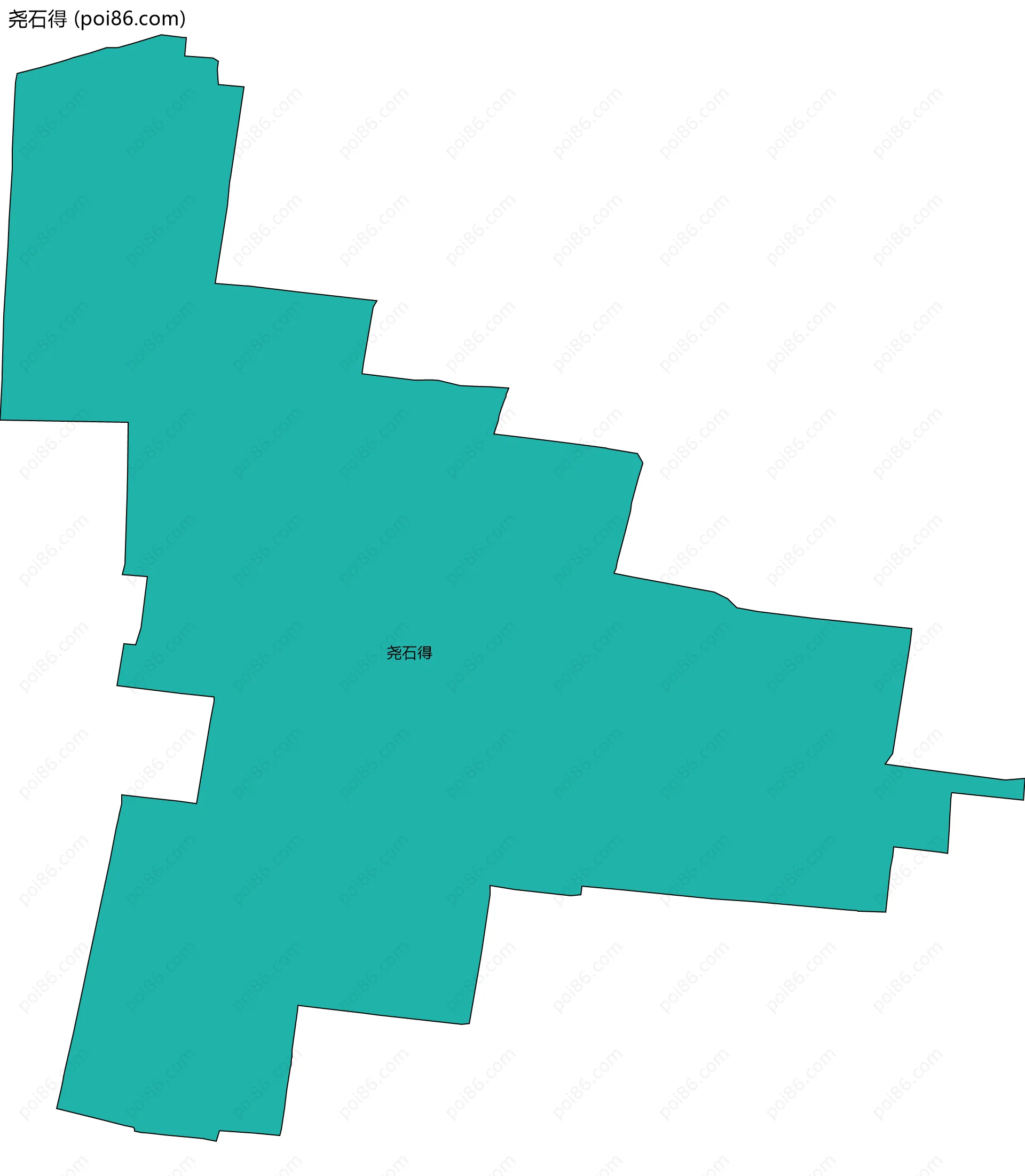 尧石得边界地图