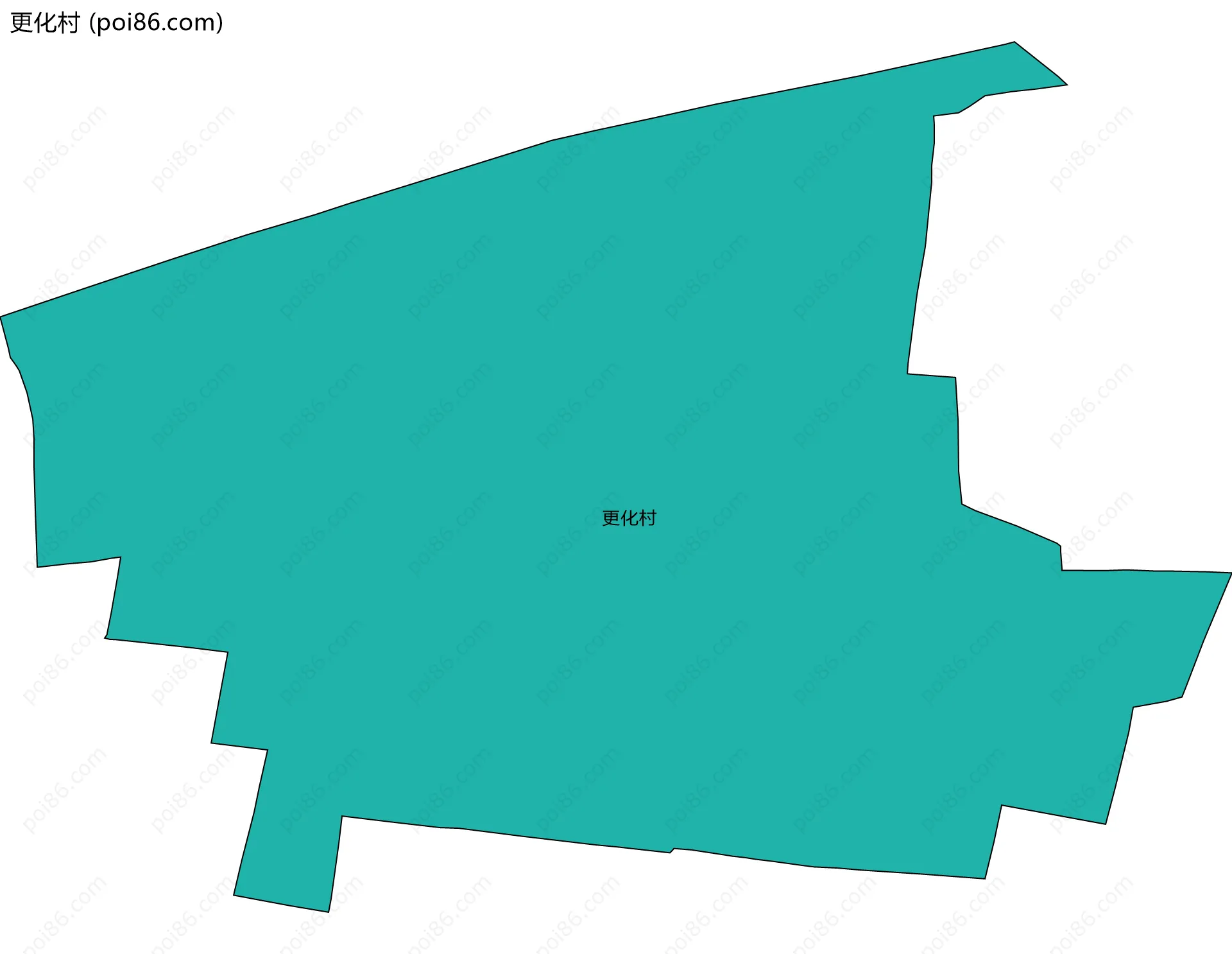 更化村边界地图