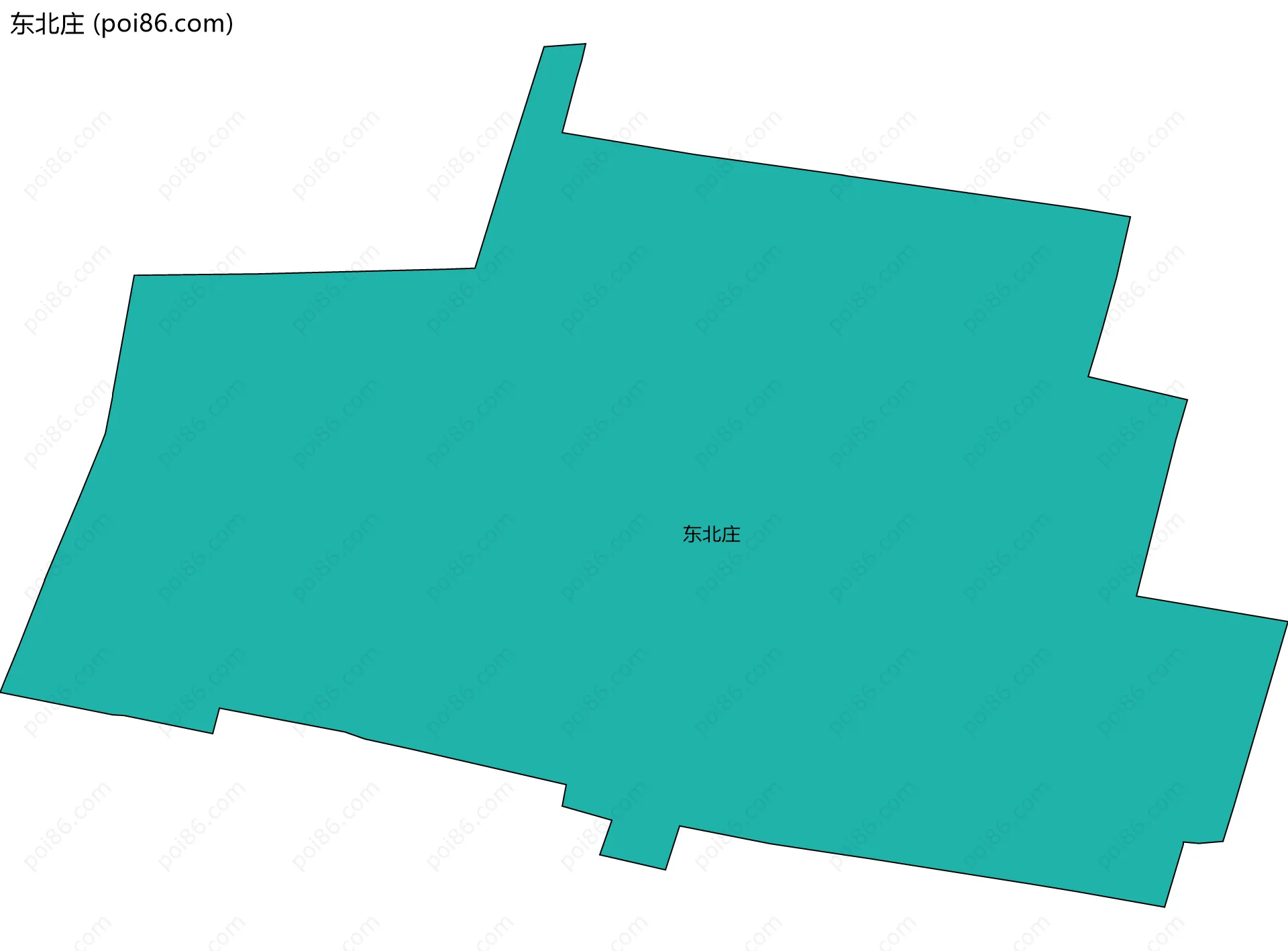 东北庄边界地图
