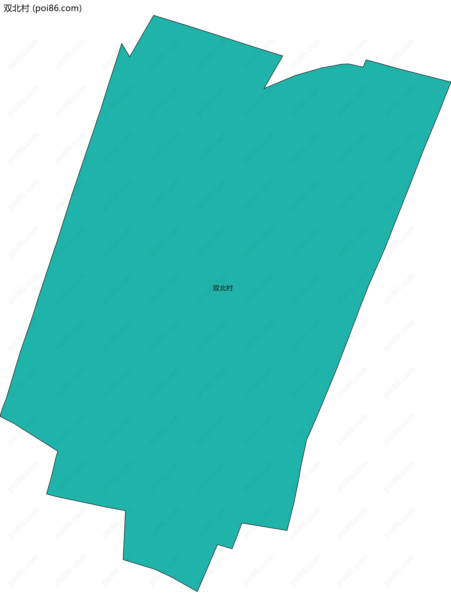 双北村边界地图