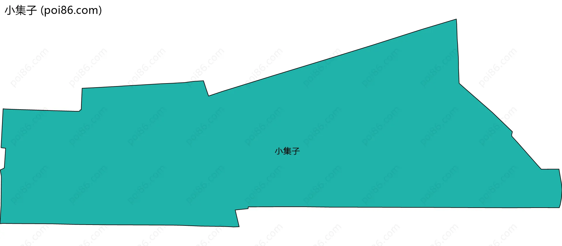 小集子边界地图