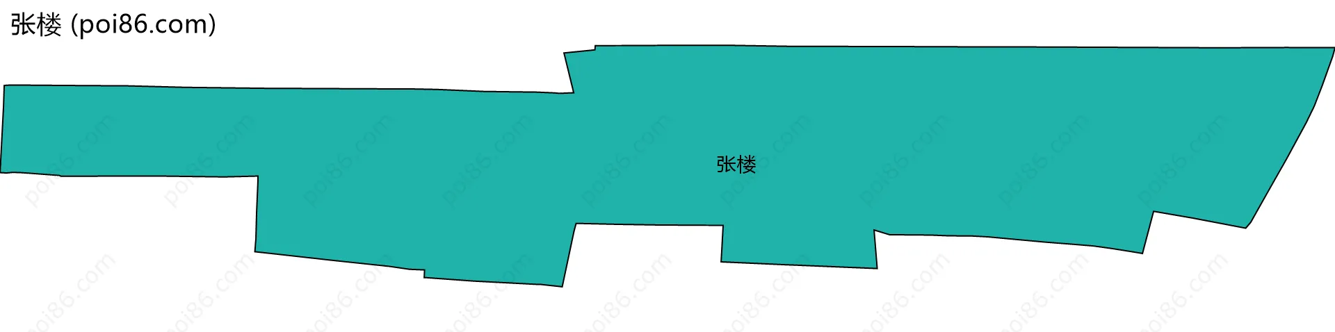 张楼边界地图