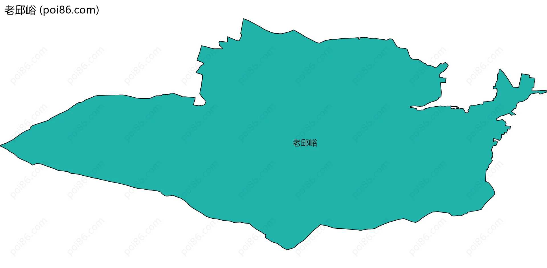 老邱峪边界地图