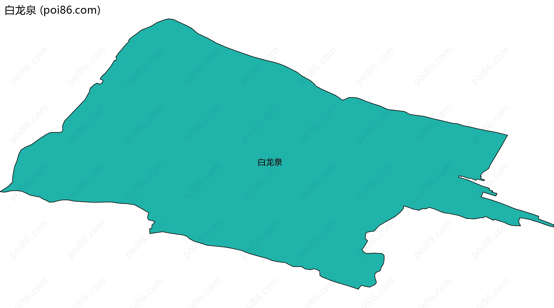 白龙泉边界地图