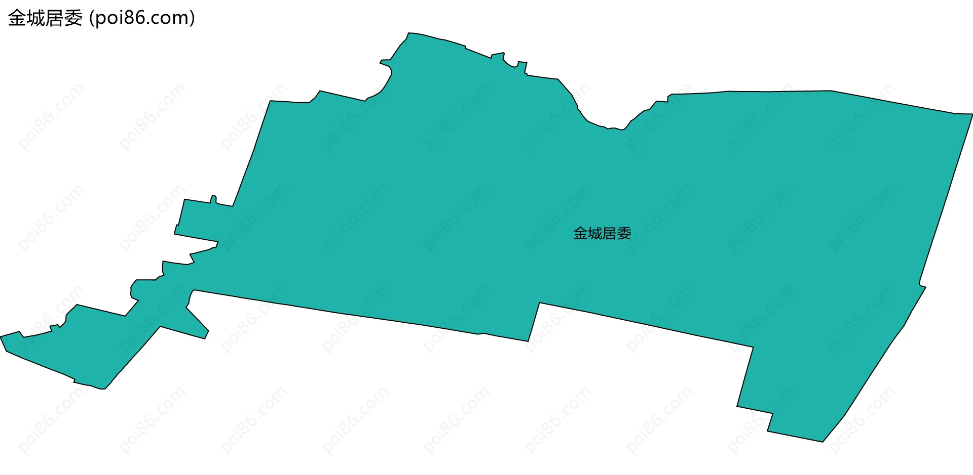 金城居委边界地图