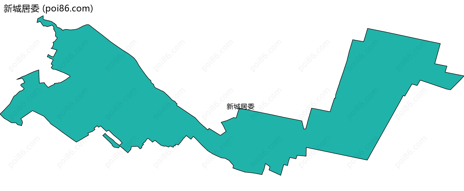 新城居委边界地图