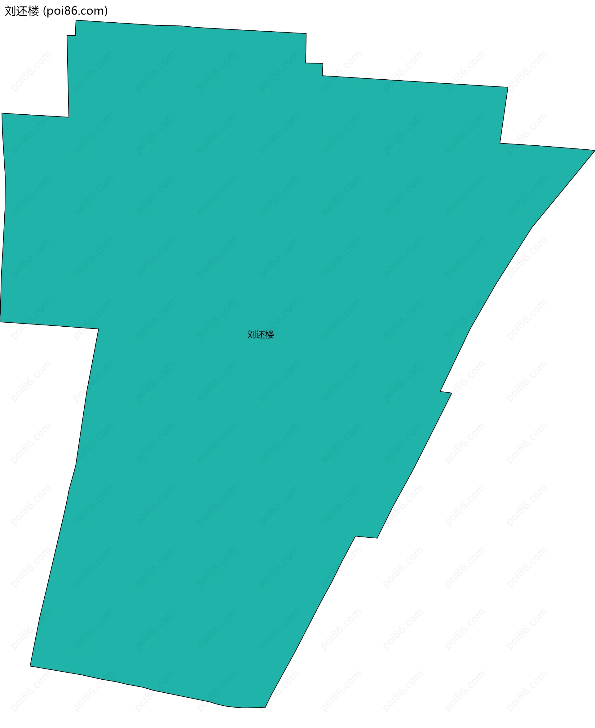 刘还楼边界地图