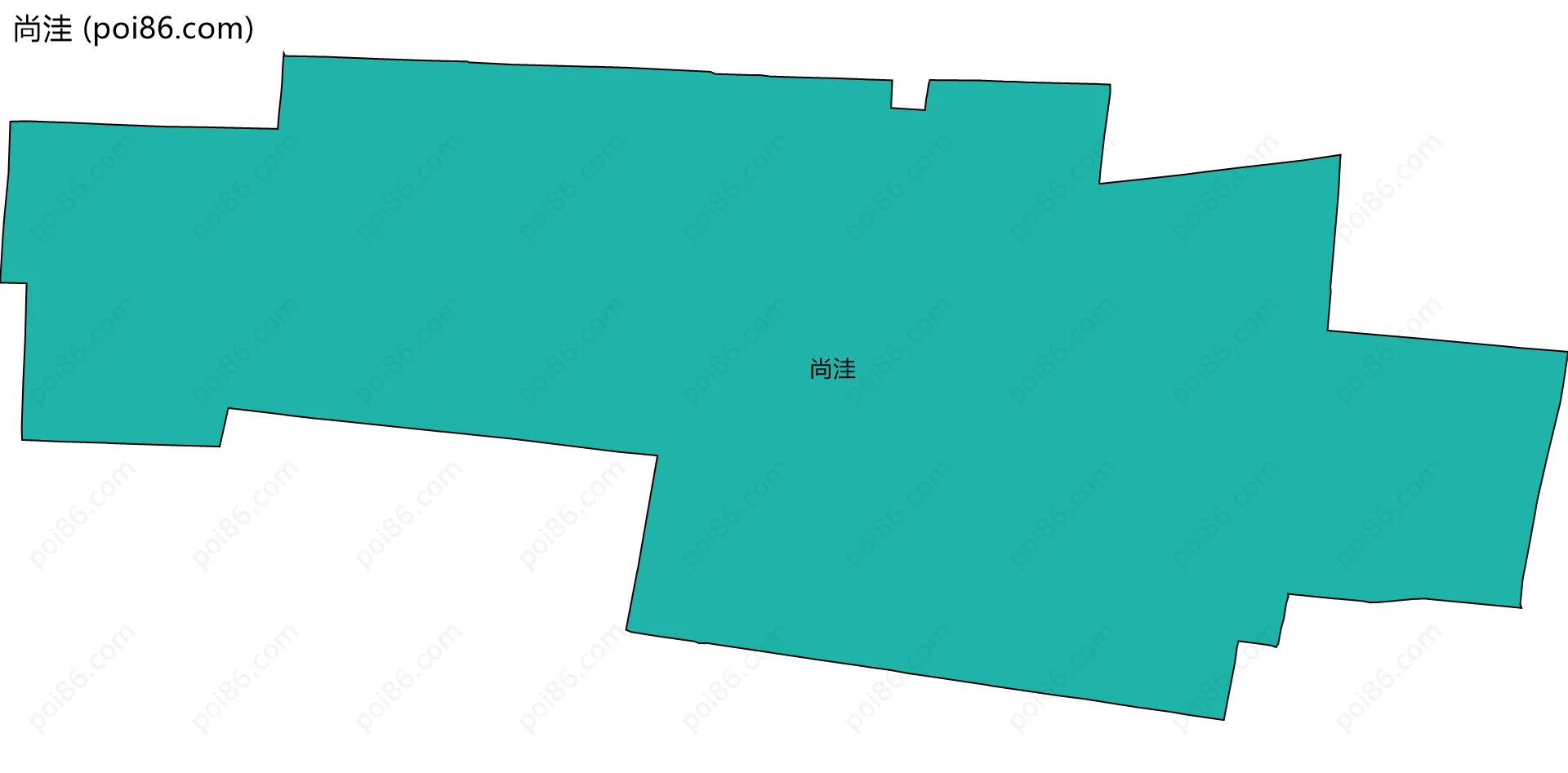 尚洼边界地图