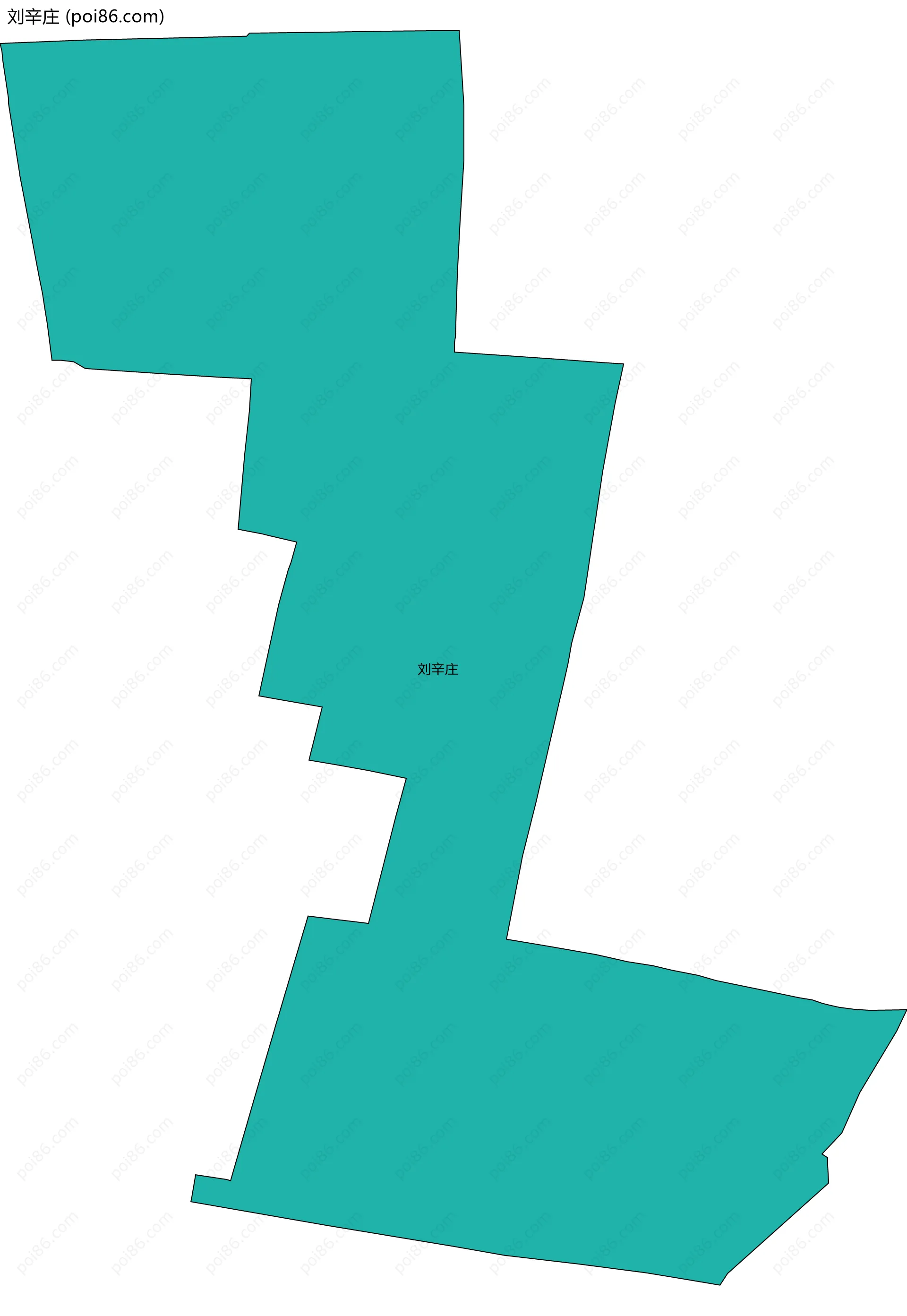 刘辛庄边界地图