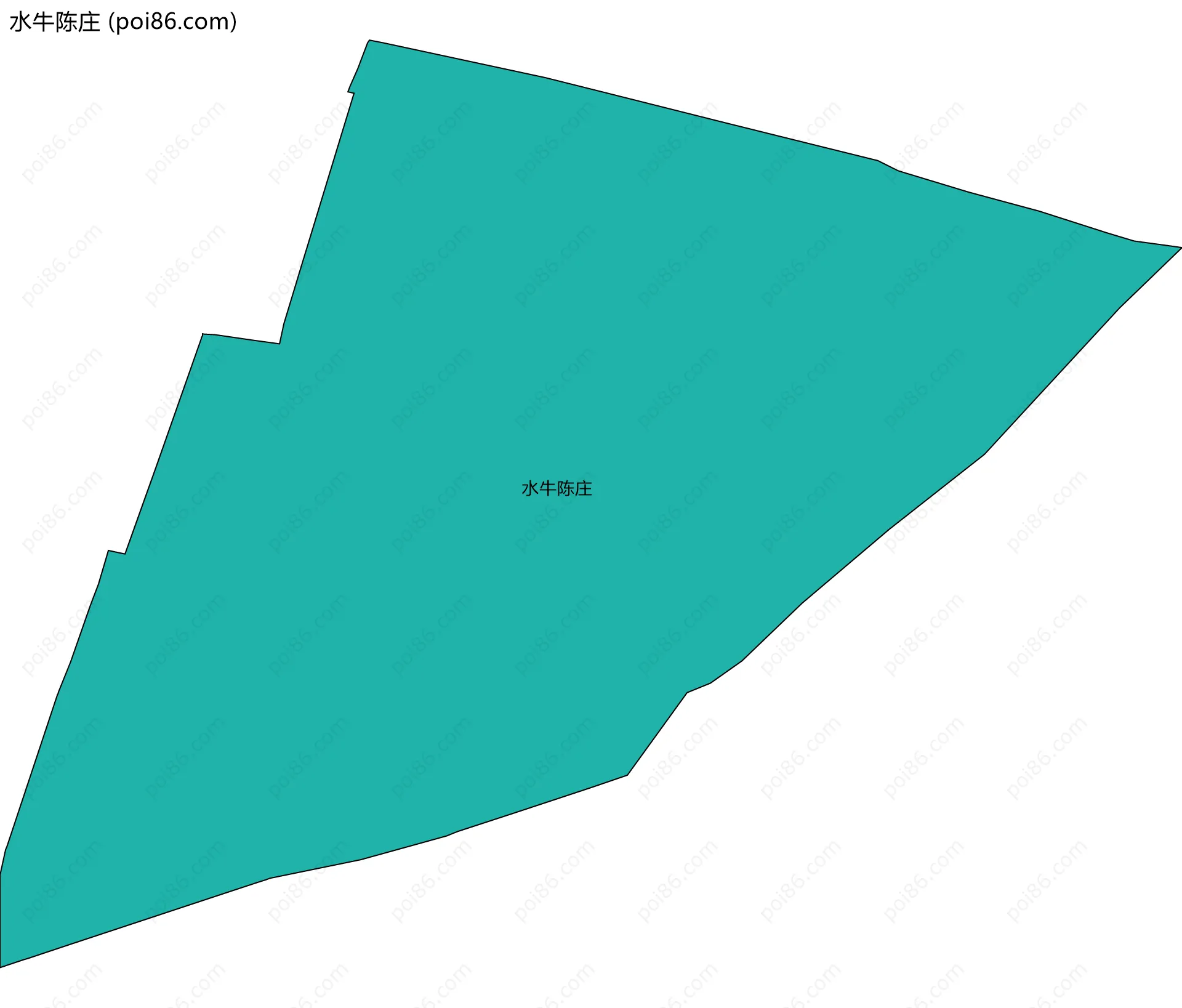水牛陈庄边界地图