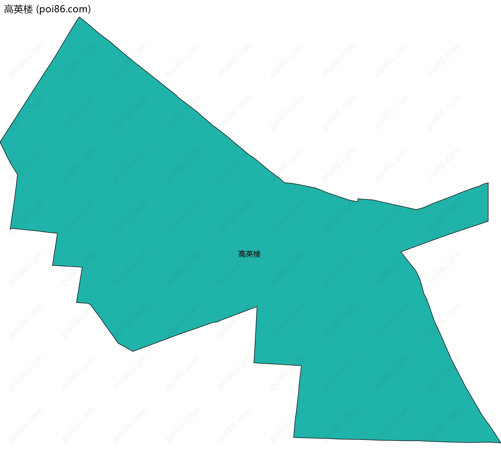 高英楼边界地图