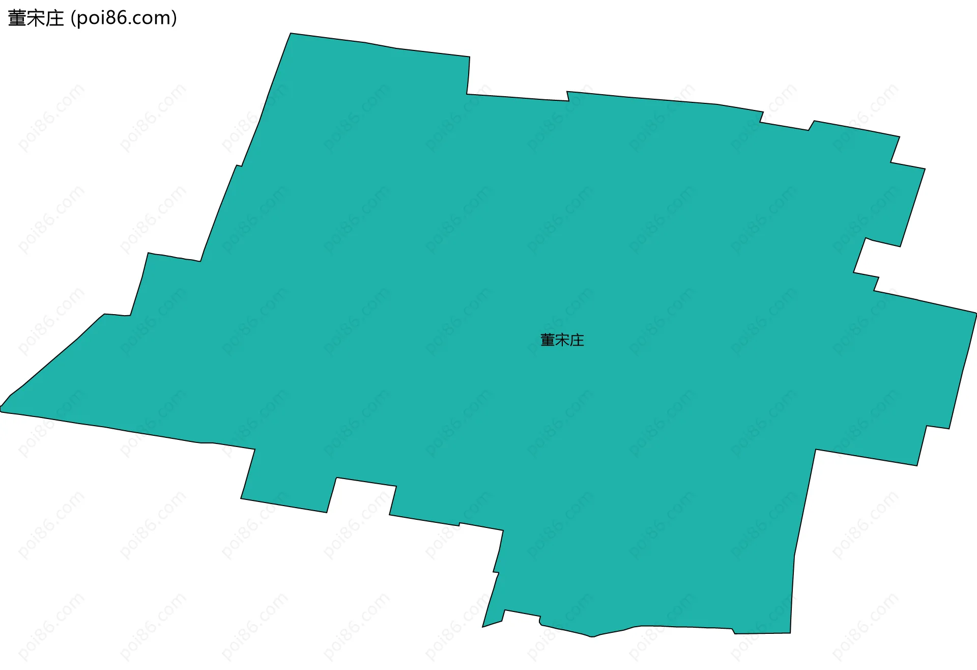 董宋庄边界地图