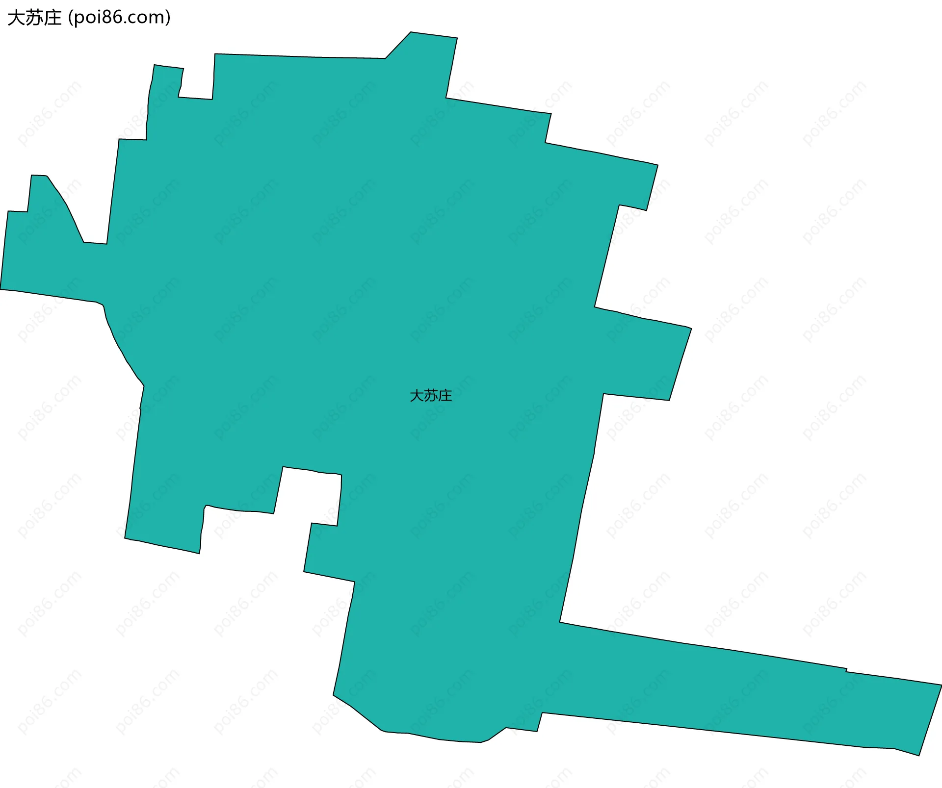 大苏庄边界地图