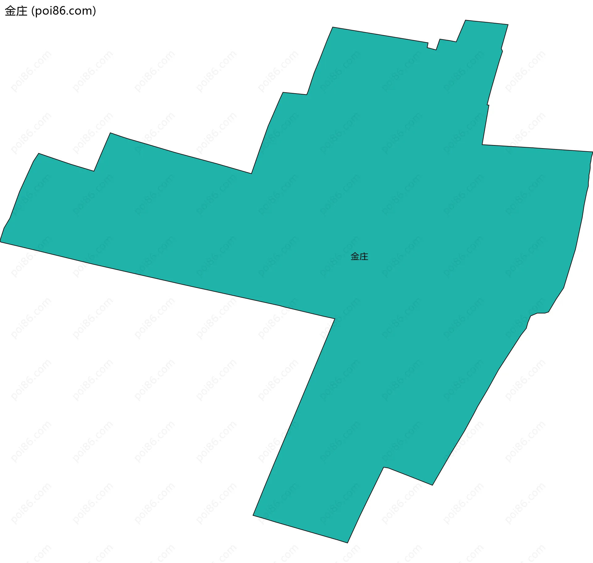 金庄边界地图