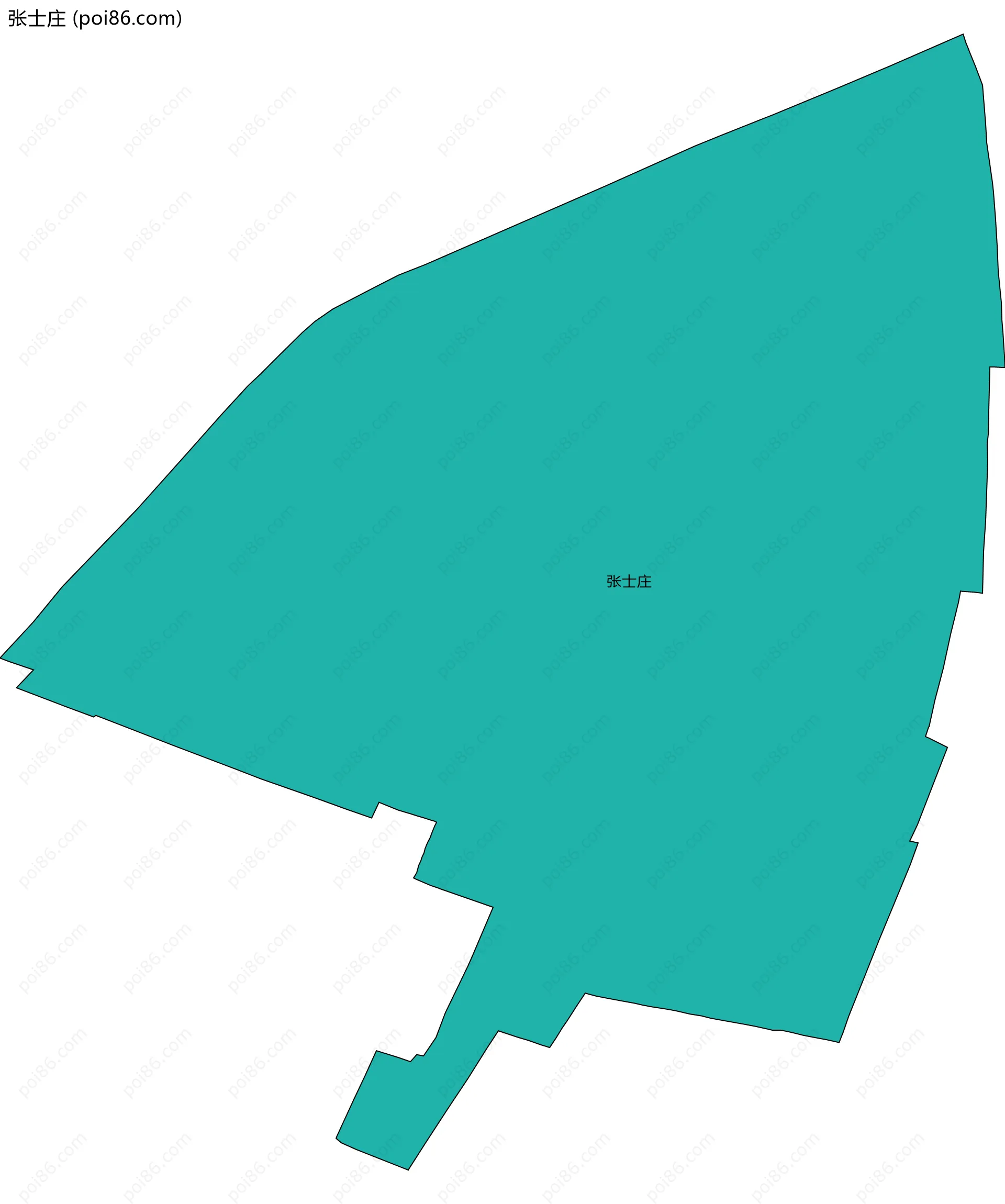 张士庄边界地图