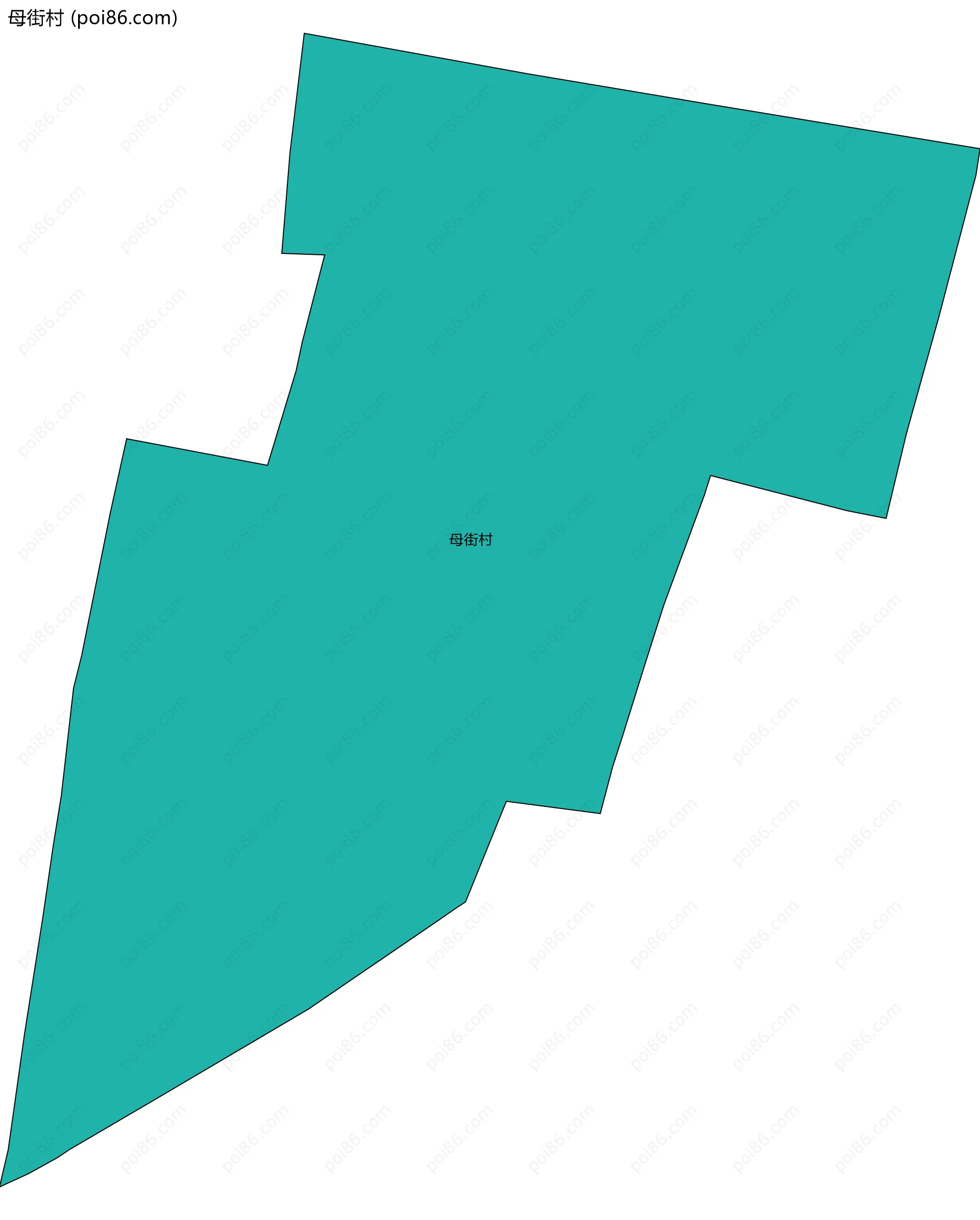 母街村边界地图