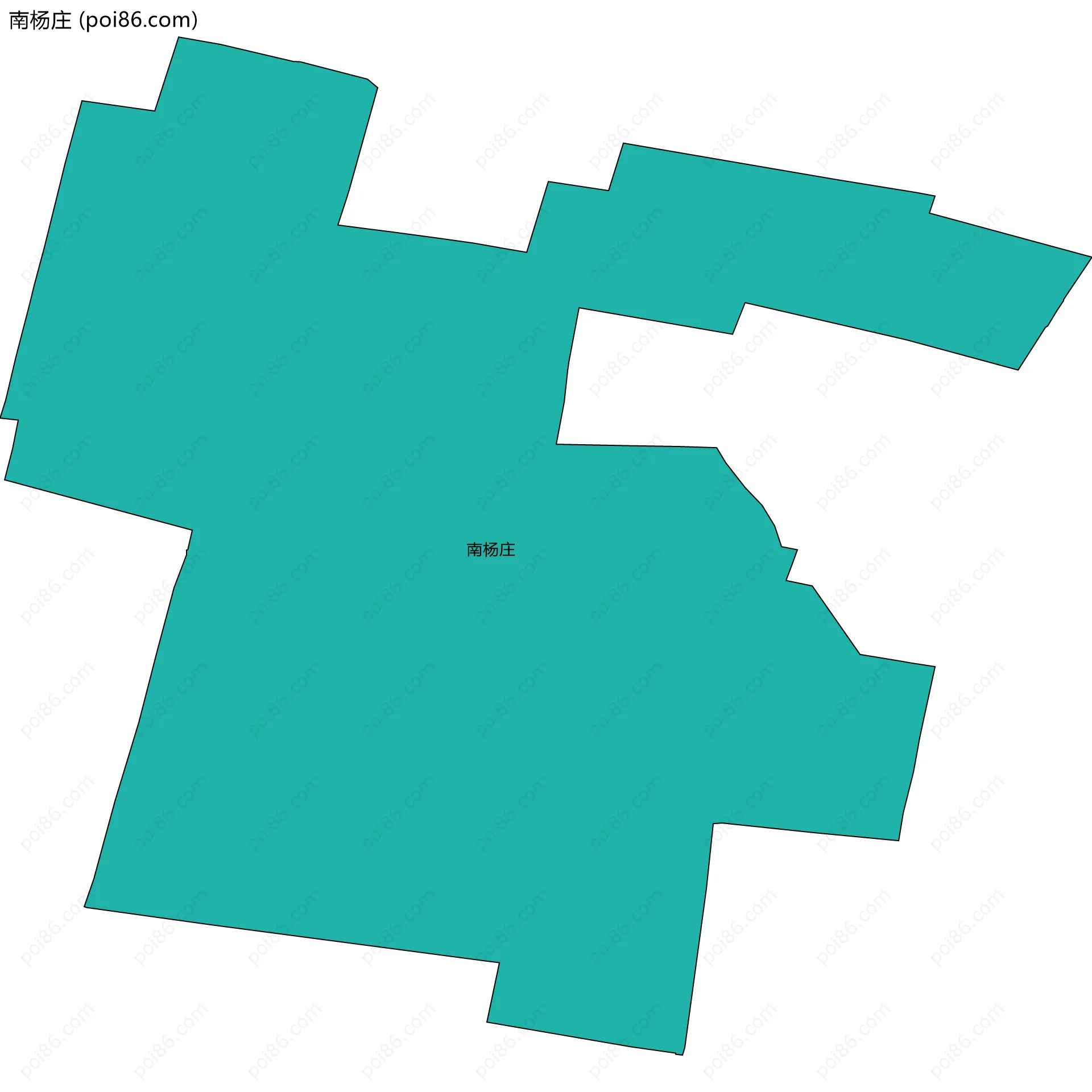 南杨庄边界地图