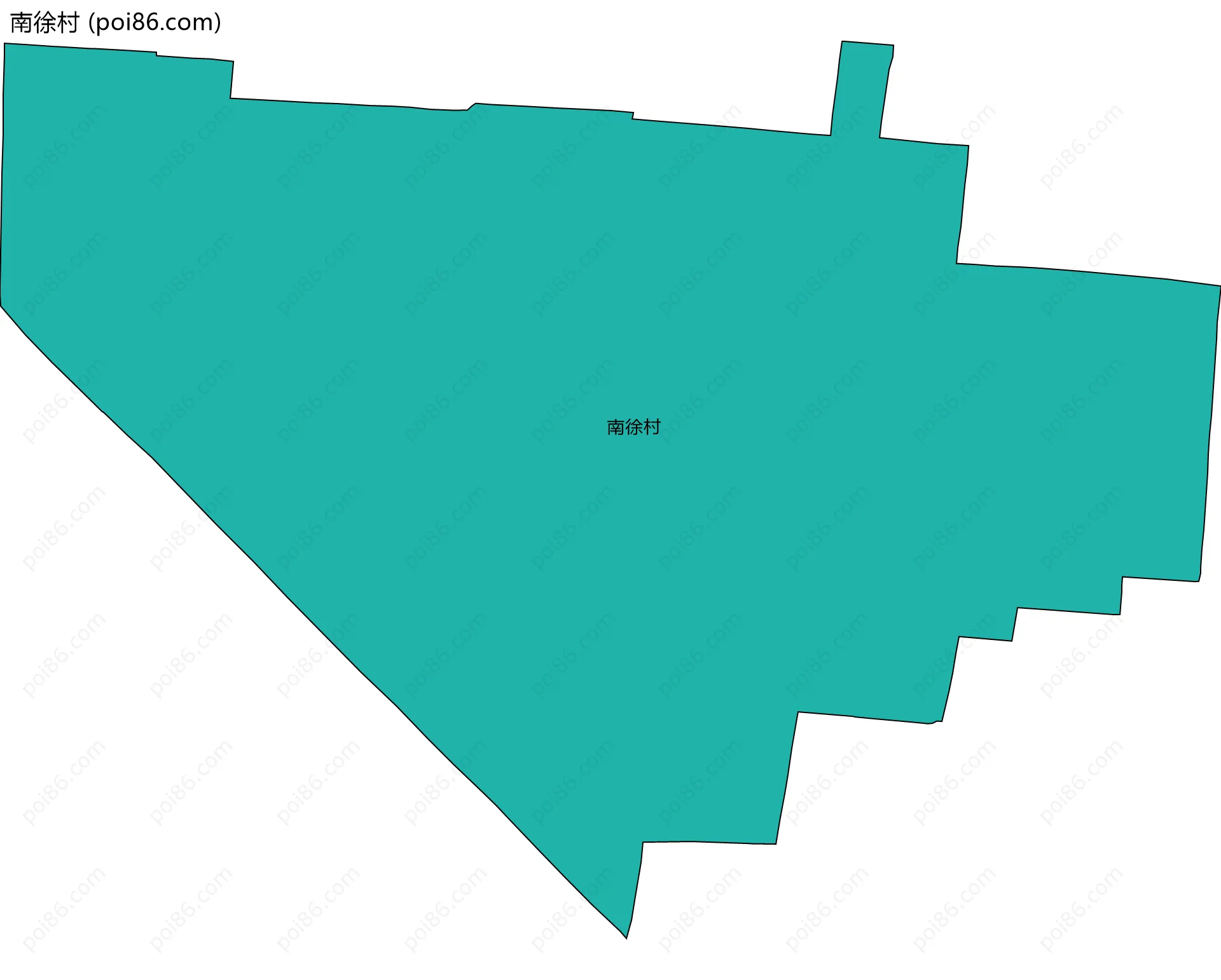 南徐村边界地图