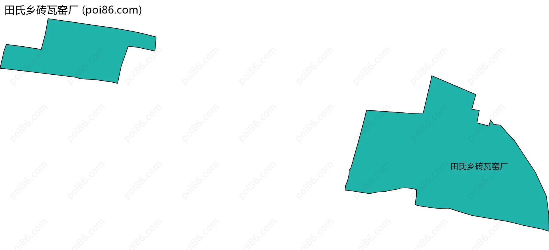 田氏乡砖瓦窑厂边界地图