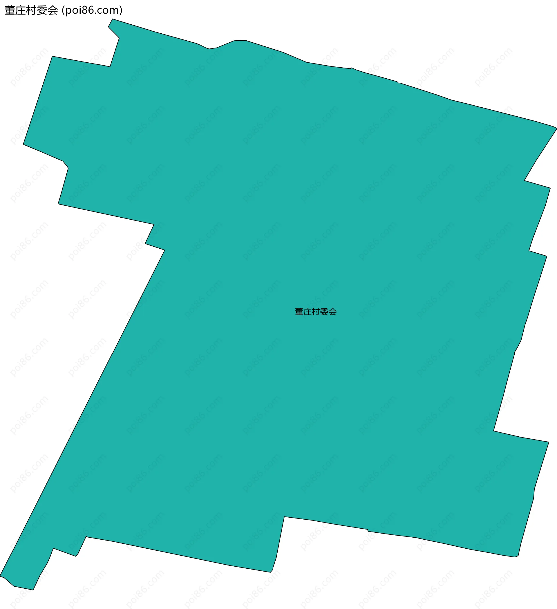 董庄村委会边界地图