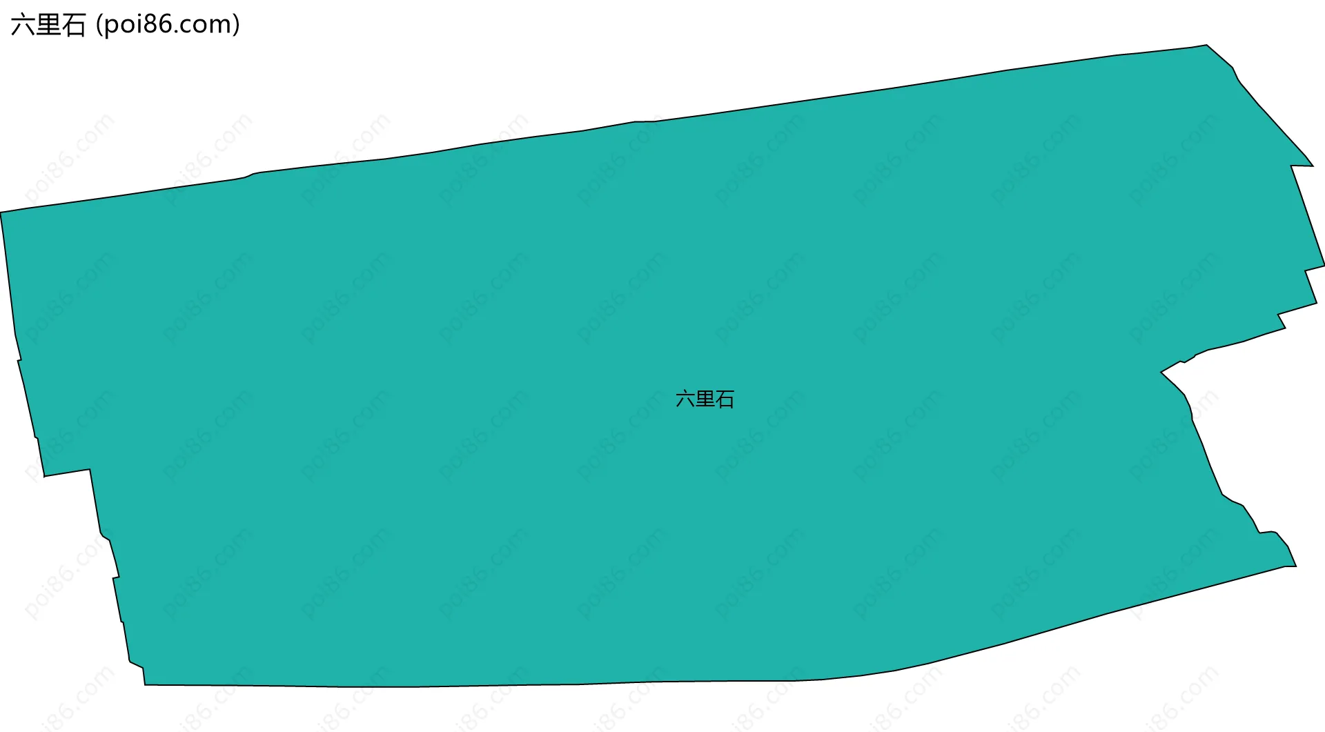六里石边界地图