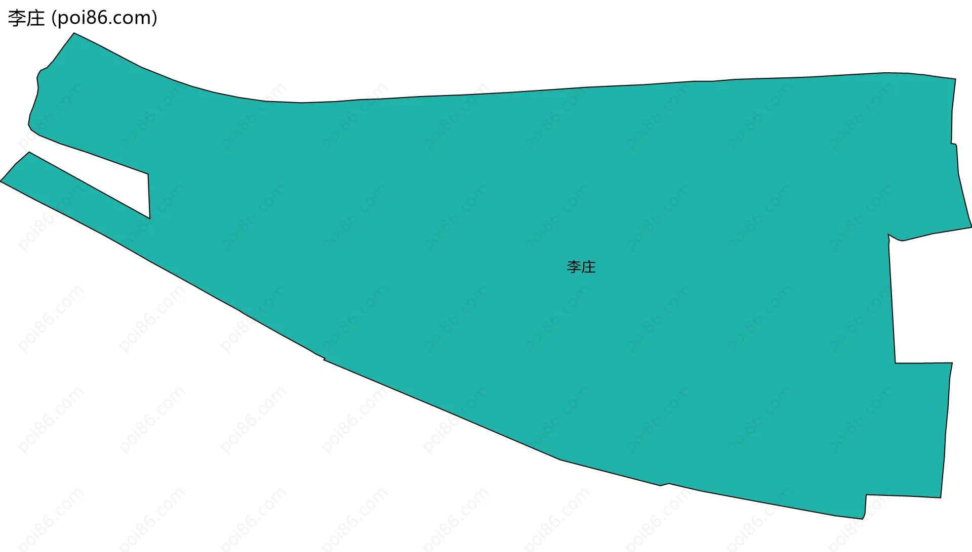 李庄边界地图