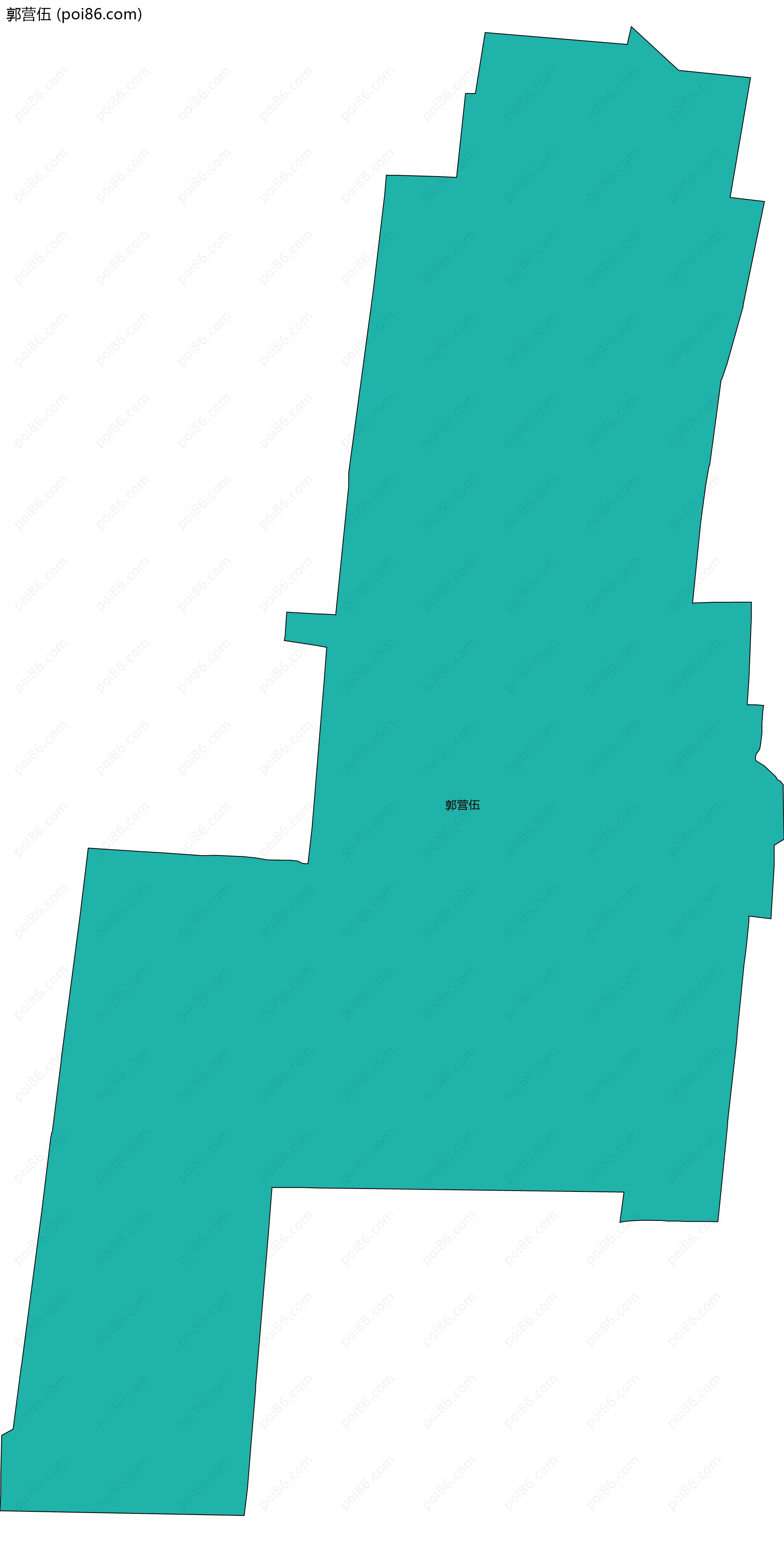 郭营伍边界地图