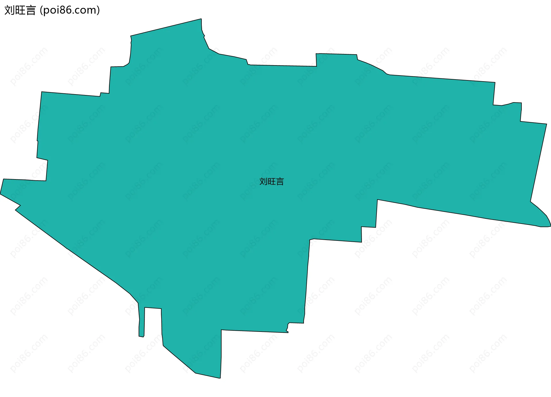 刘旺言边界地图