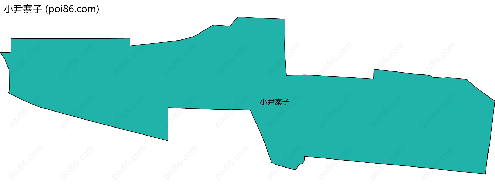 小尹寨子边界地图