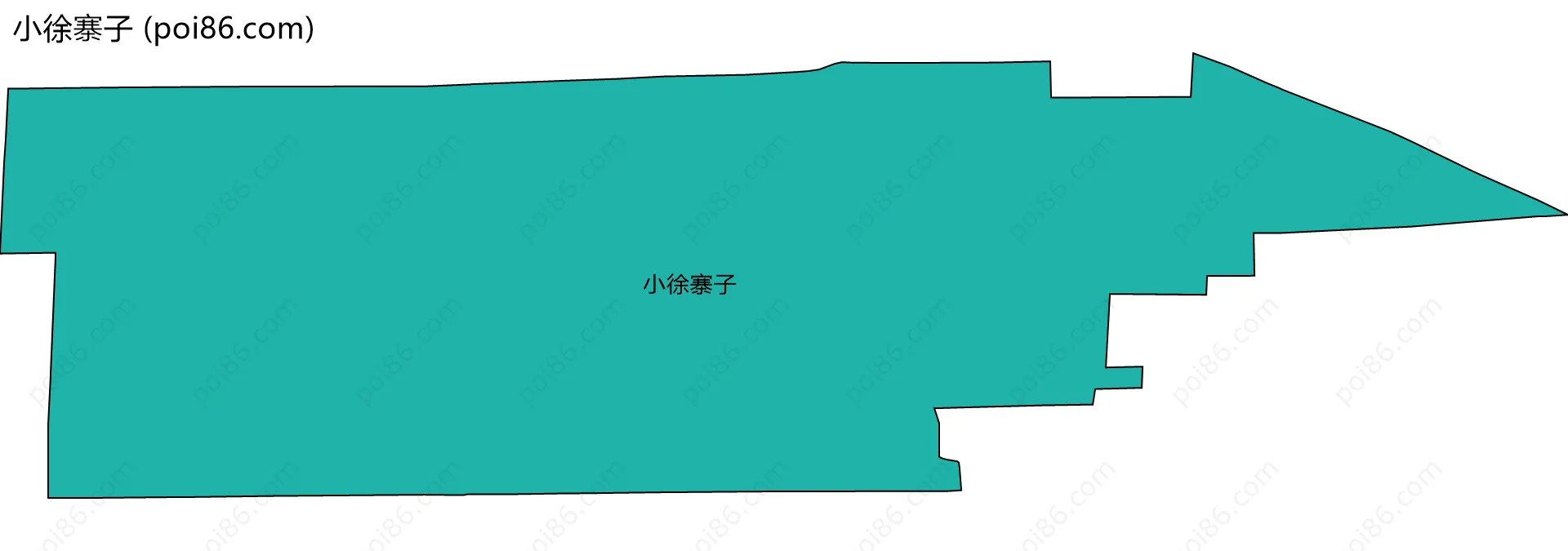 小徐寨子边界地图