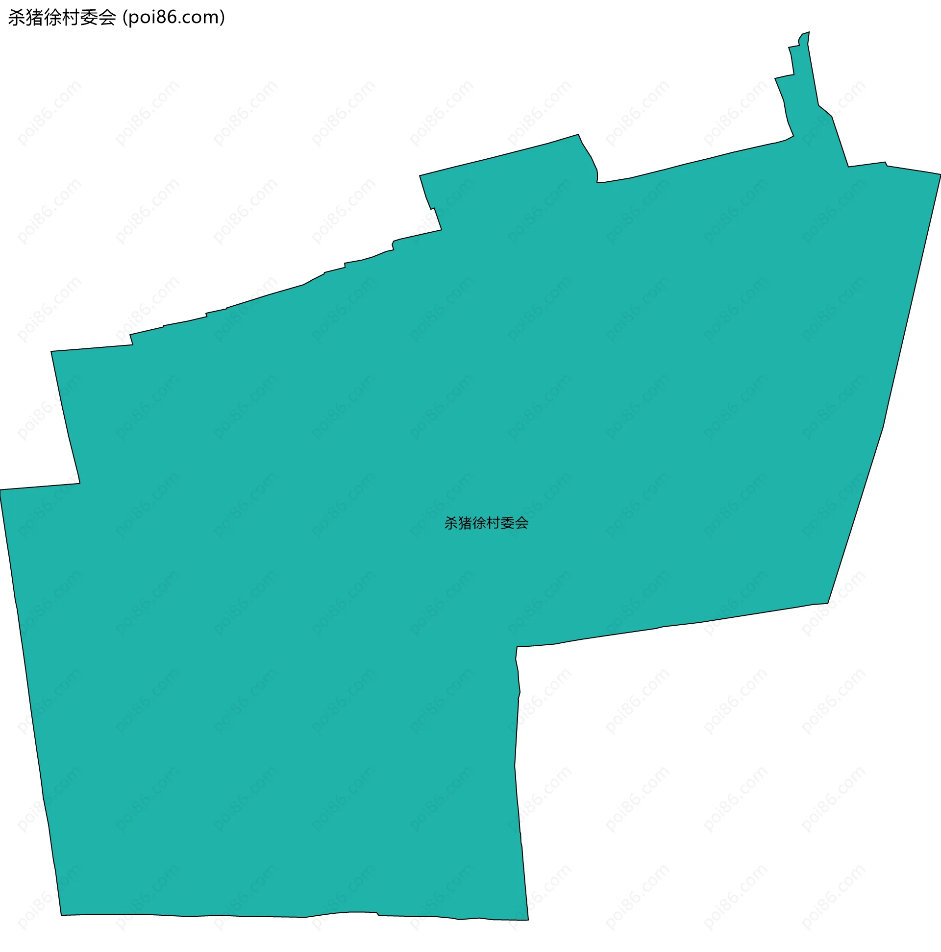 杀猪徐村委会边界地图