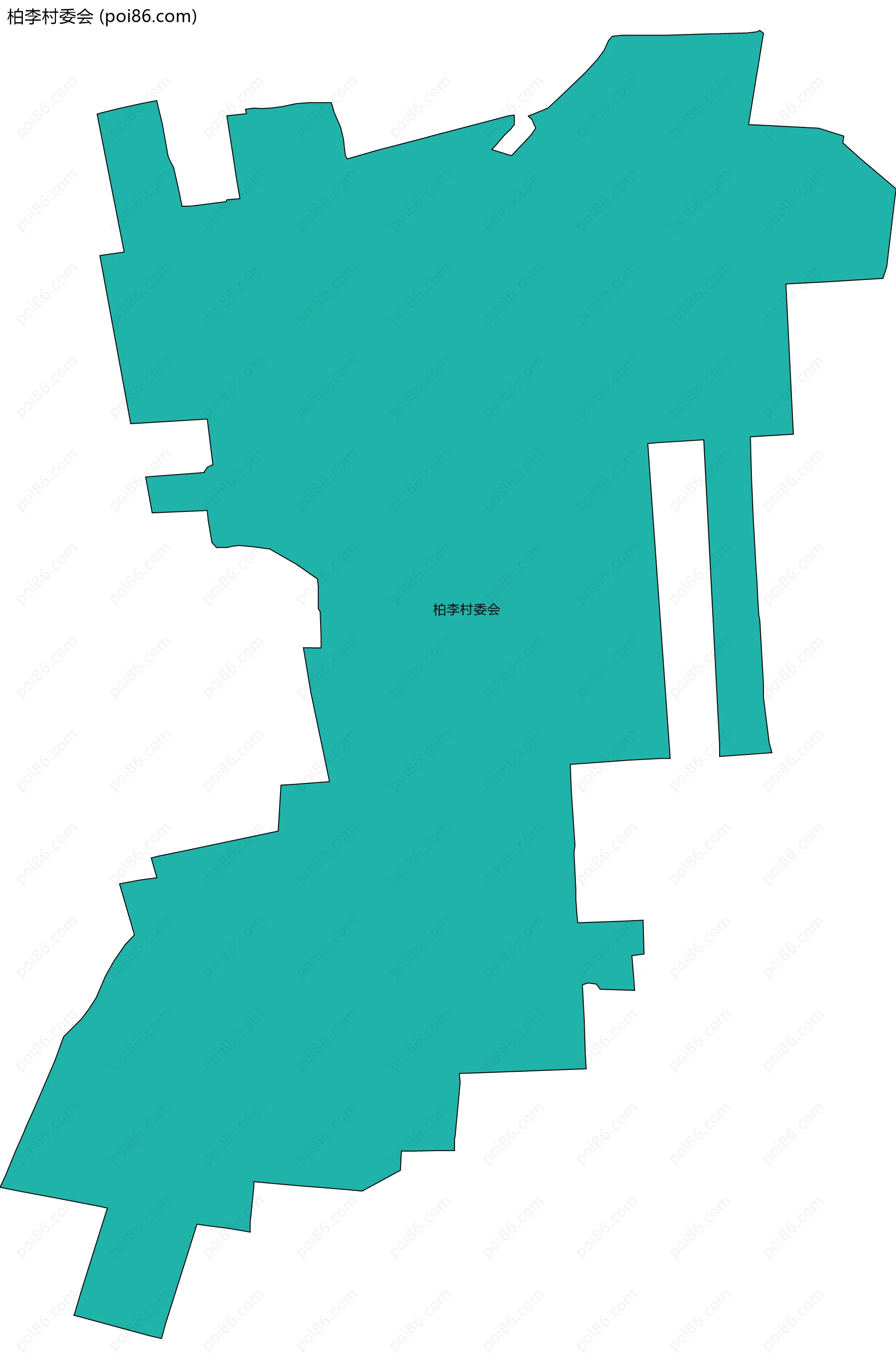 柏李村委会边界地图