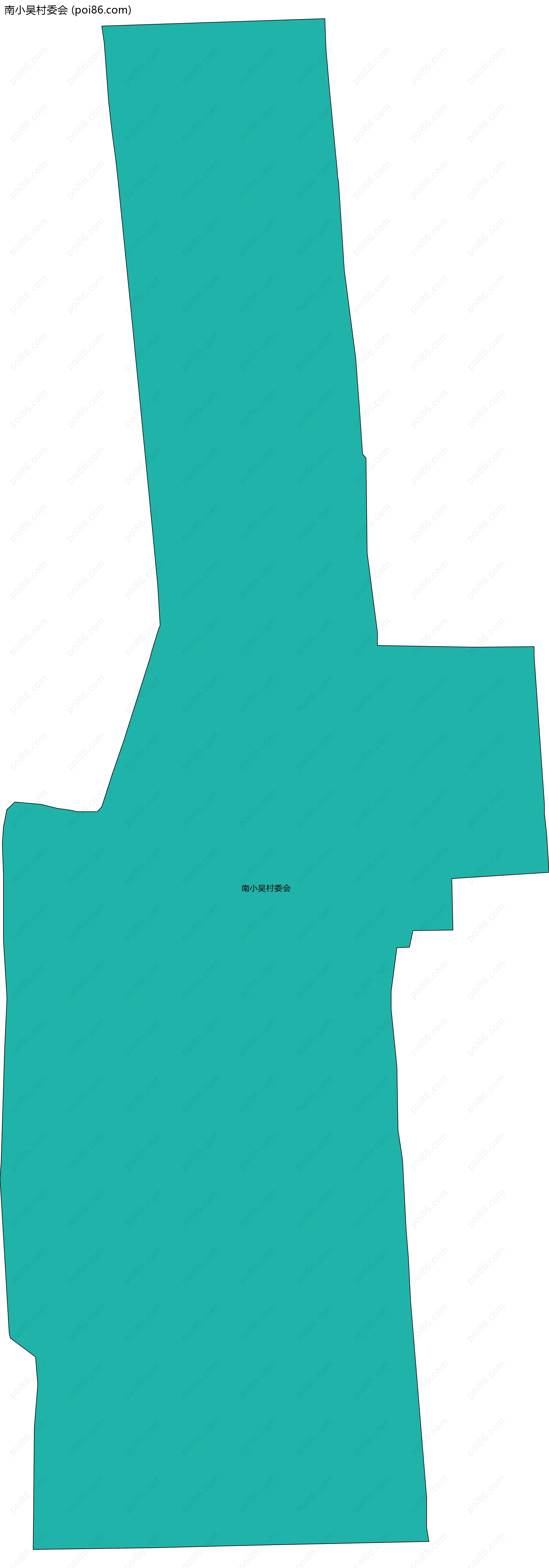 南小吴村委会边界地图