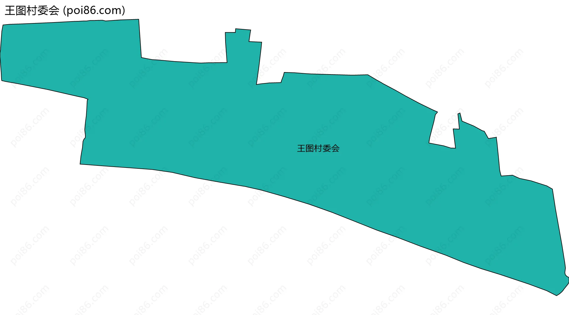 王图村委会边界地图