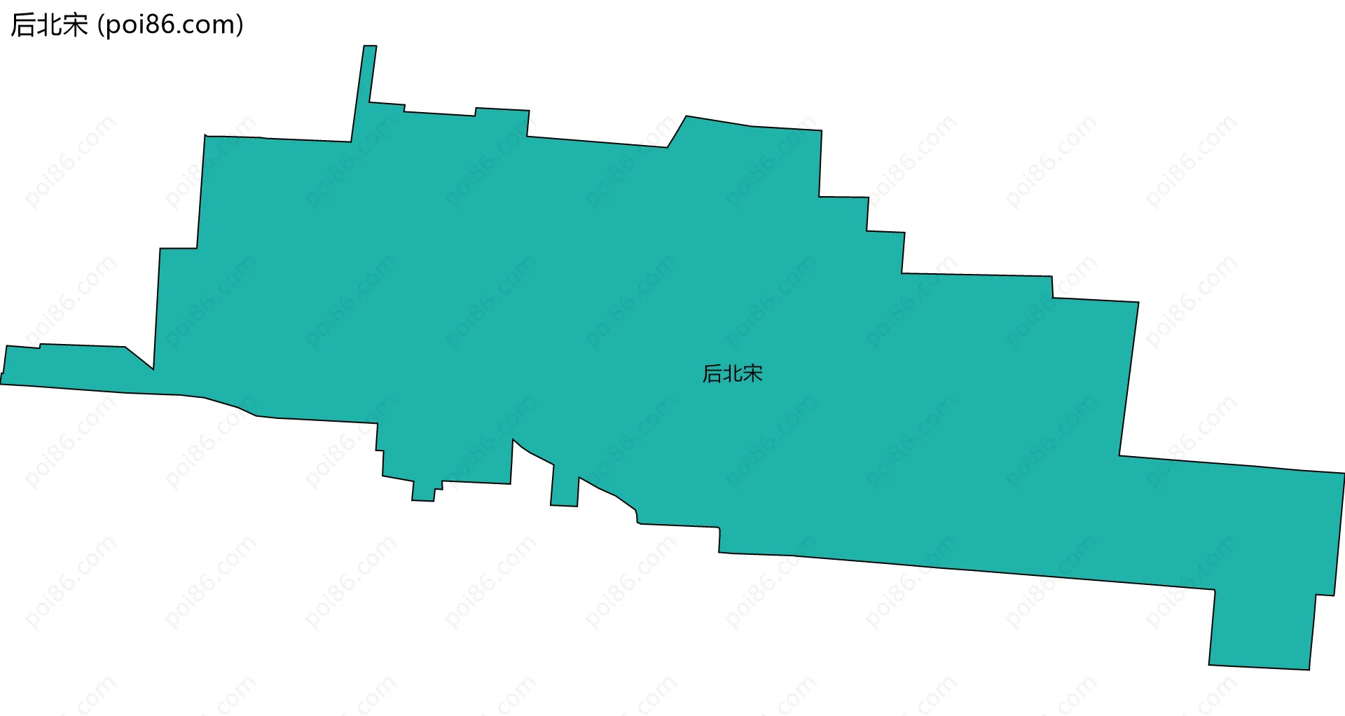 后北宋边界地图