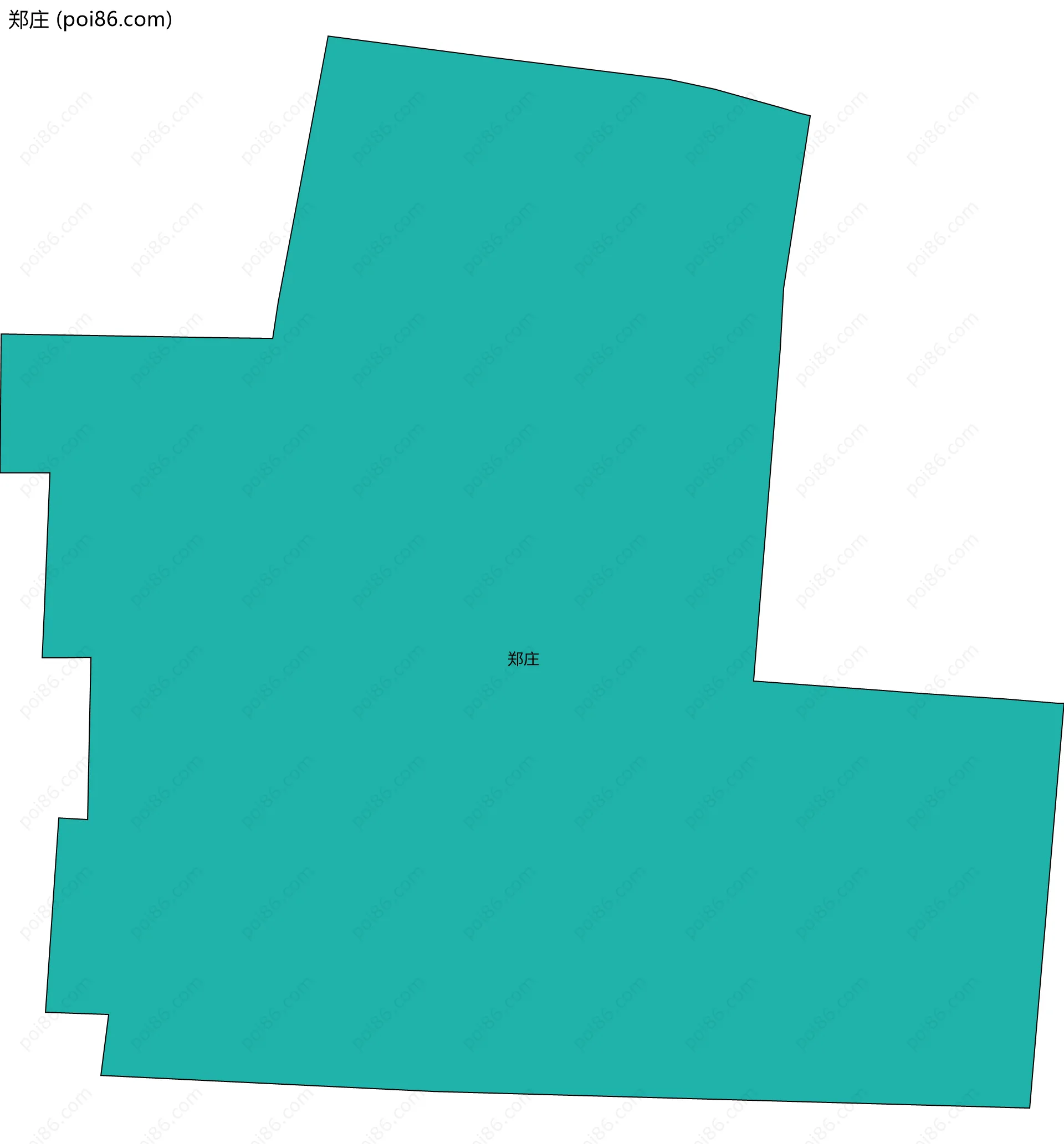 郑庄边界地图