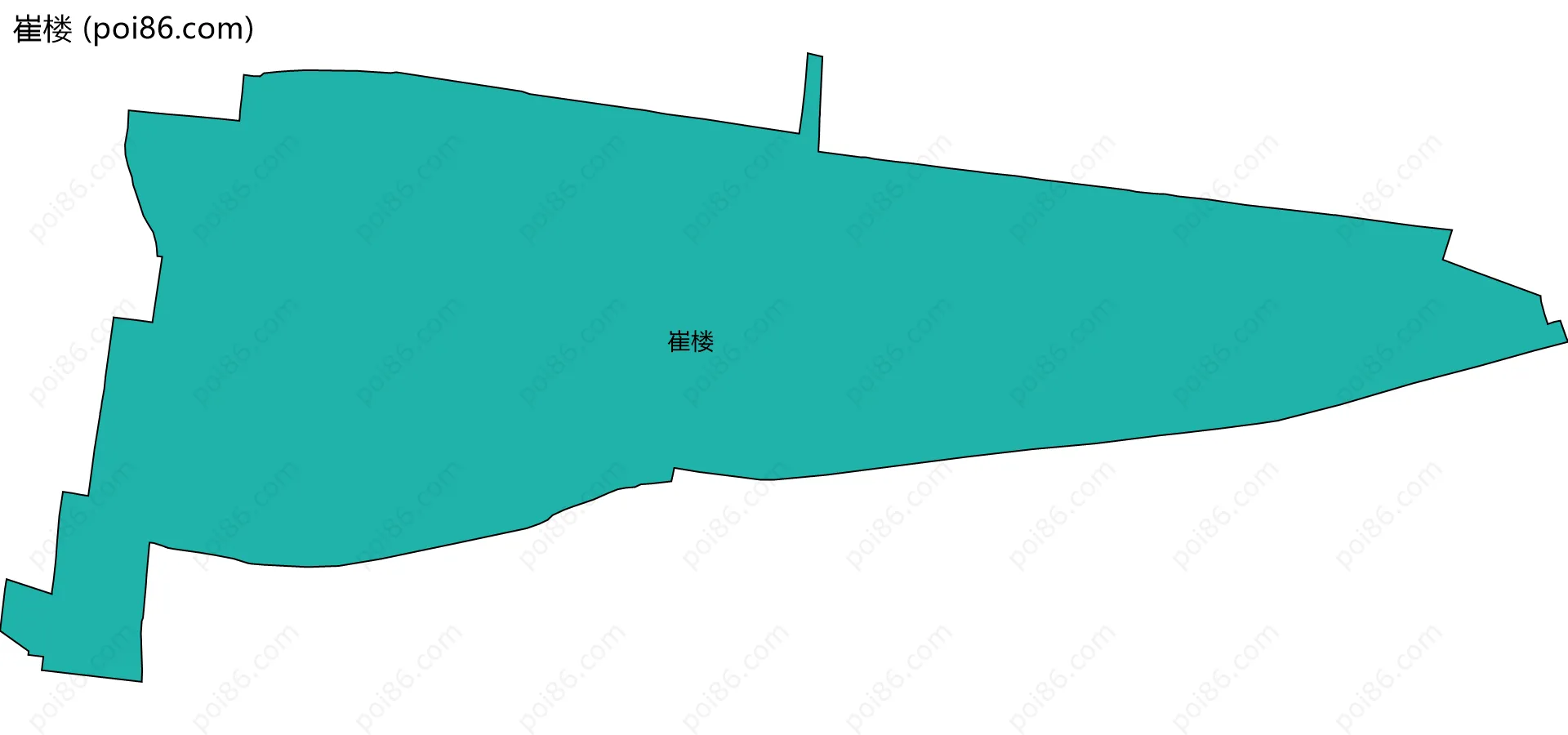 崔楼边界地图